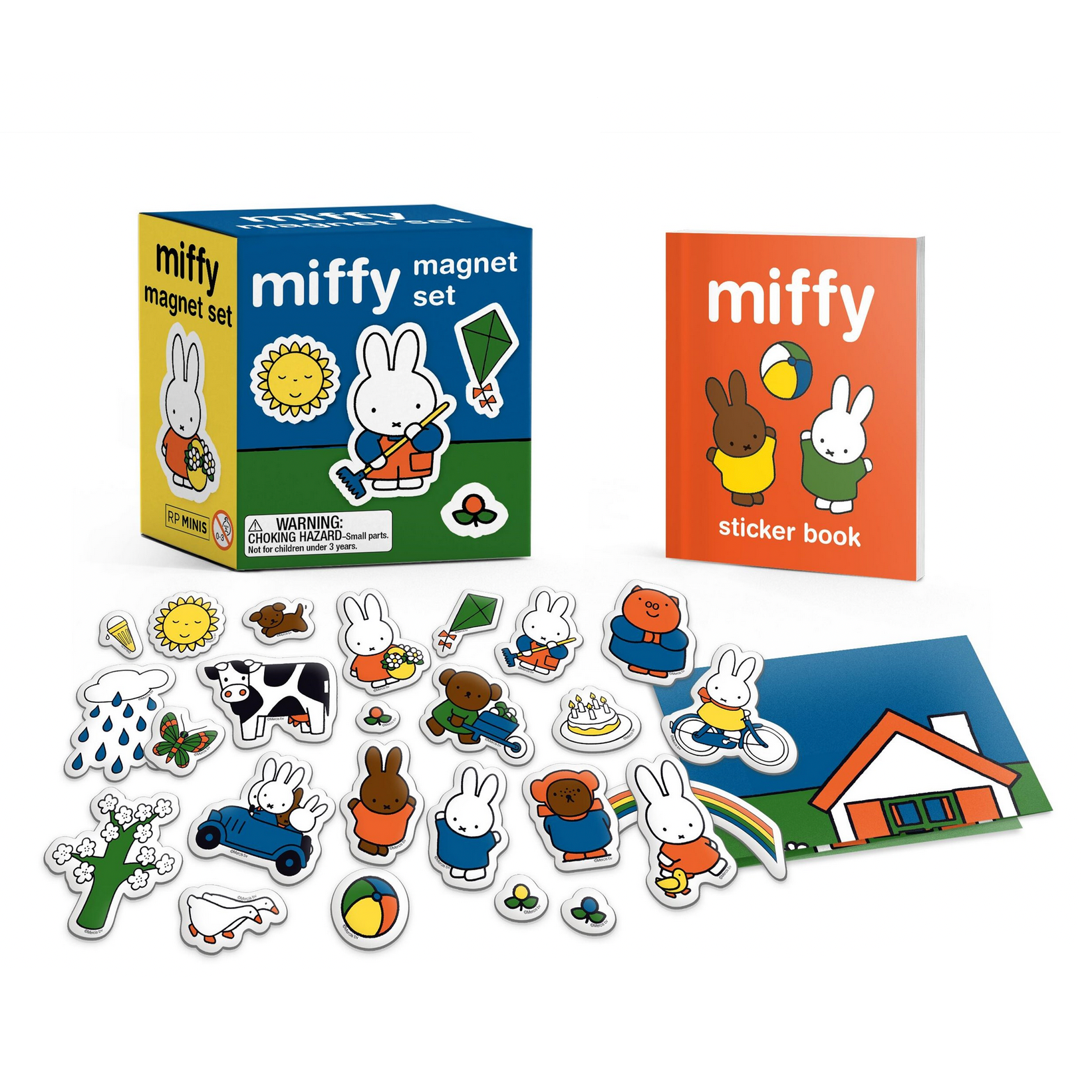 Miffy magnet set and sticker book 