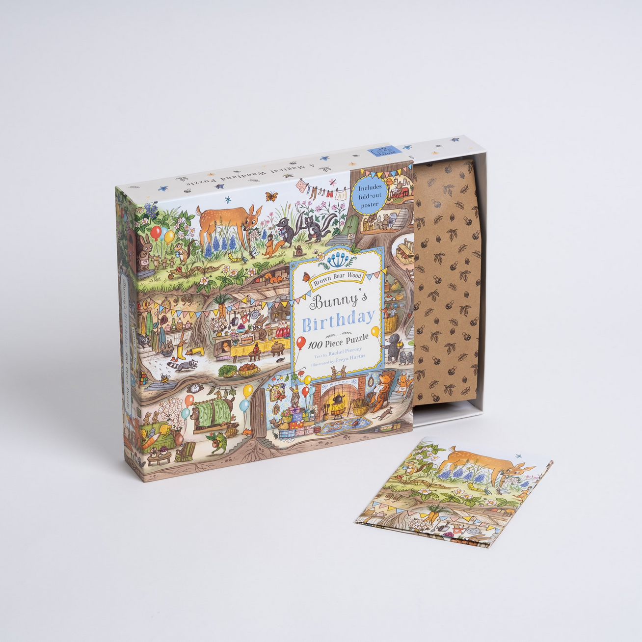 Board game box with colorful illustrations on a white background