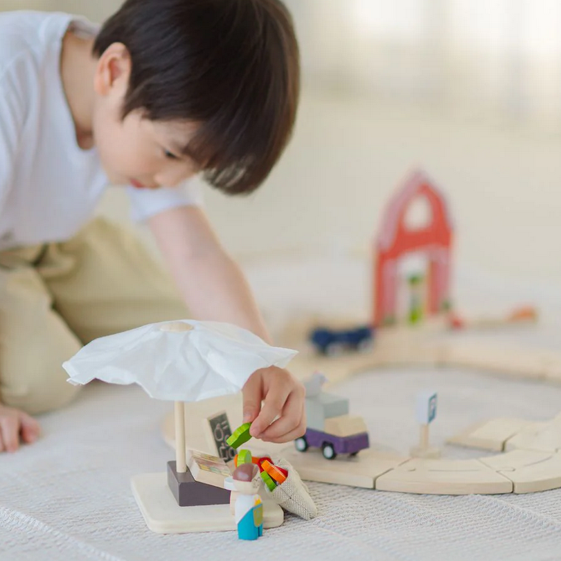Farm to market roadway playset