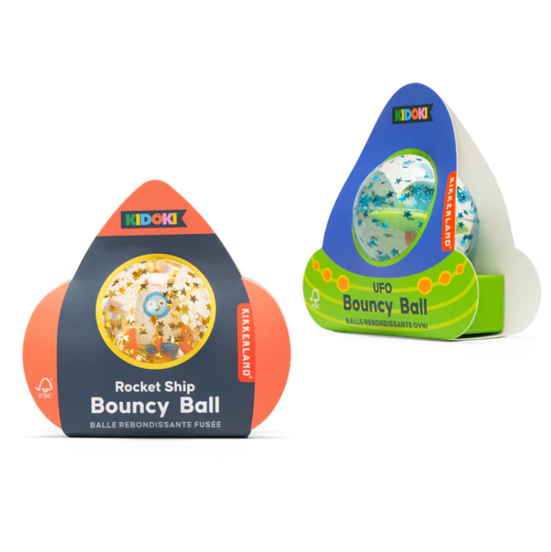 ROCKET SHIP & UFO BOUNCY BALLS