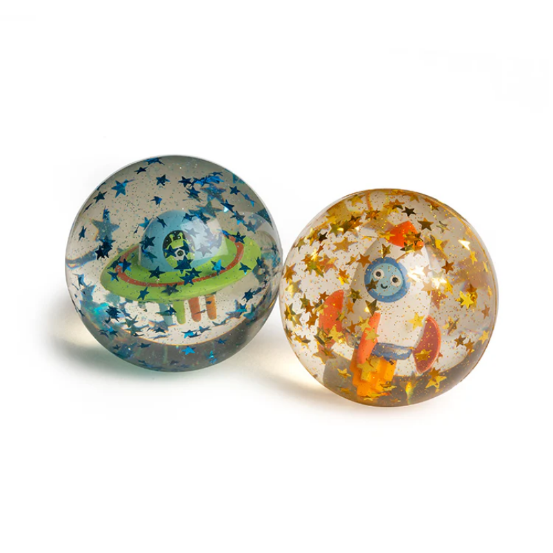 ROCKET SHIP & UFO BOUNCY BALLS