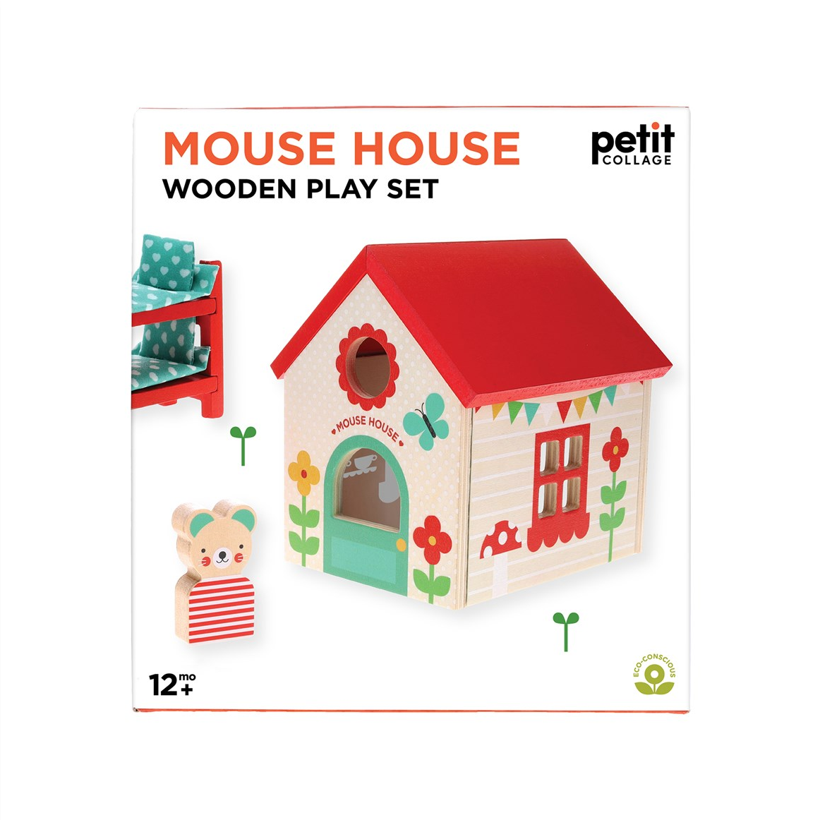 Mouse House Wooden Play Set