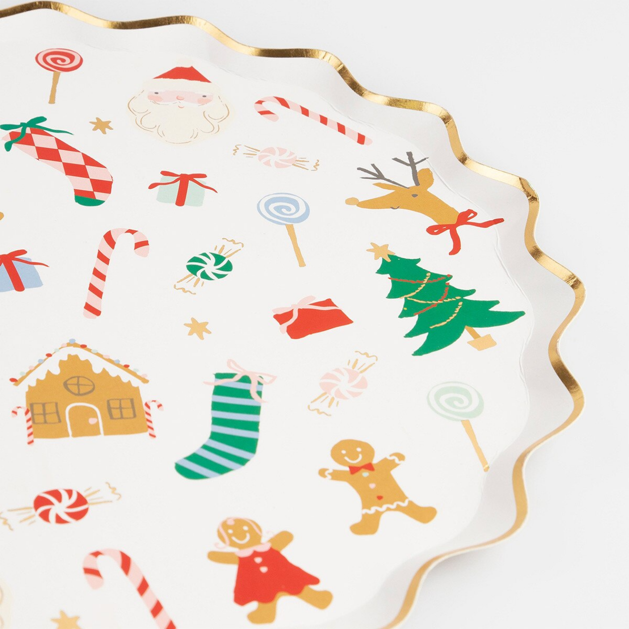 Jolly Christmas Dinner Plates (8pk)