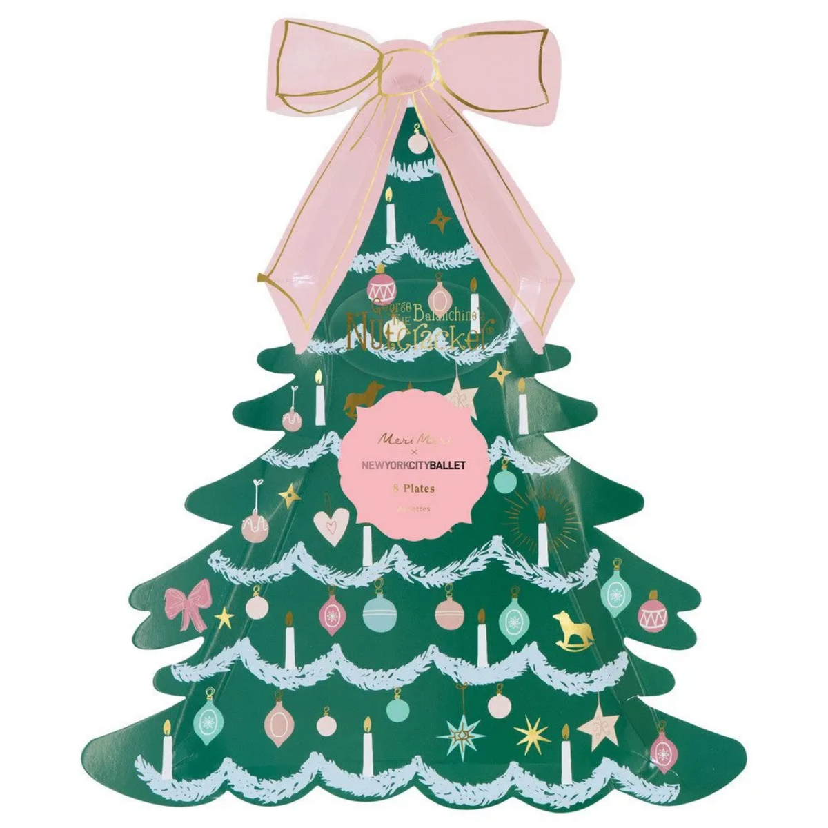 Meri Meri x New York City Ballet Tree Shaped Plates