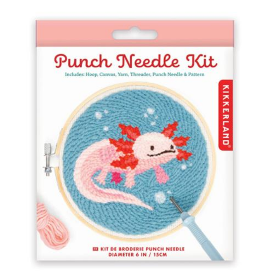 AXOLOTL PUNCH NEEDLE
