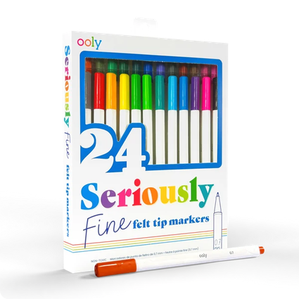 Seriously Fine Tip Markers - Set of 24