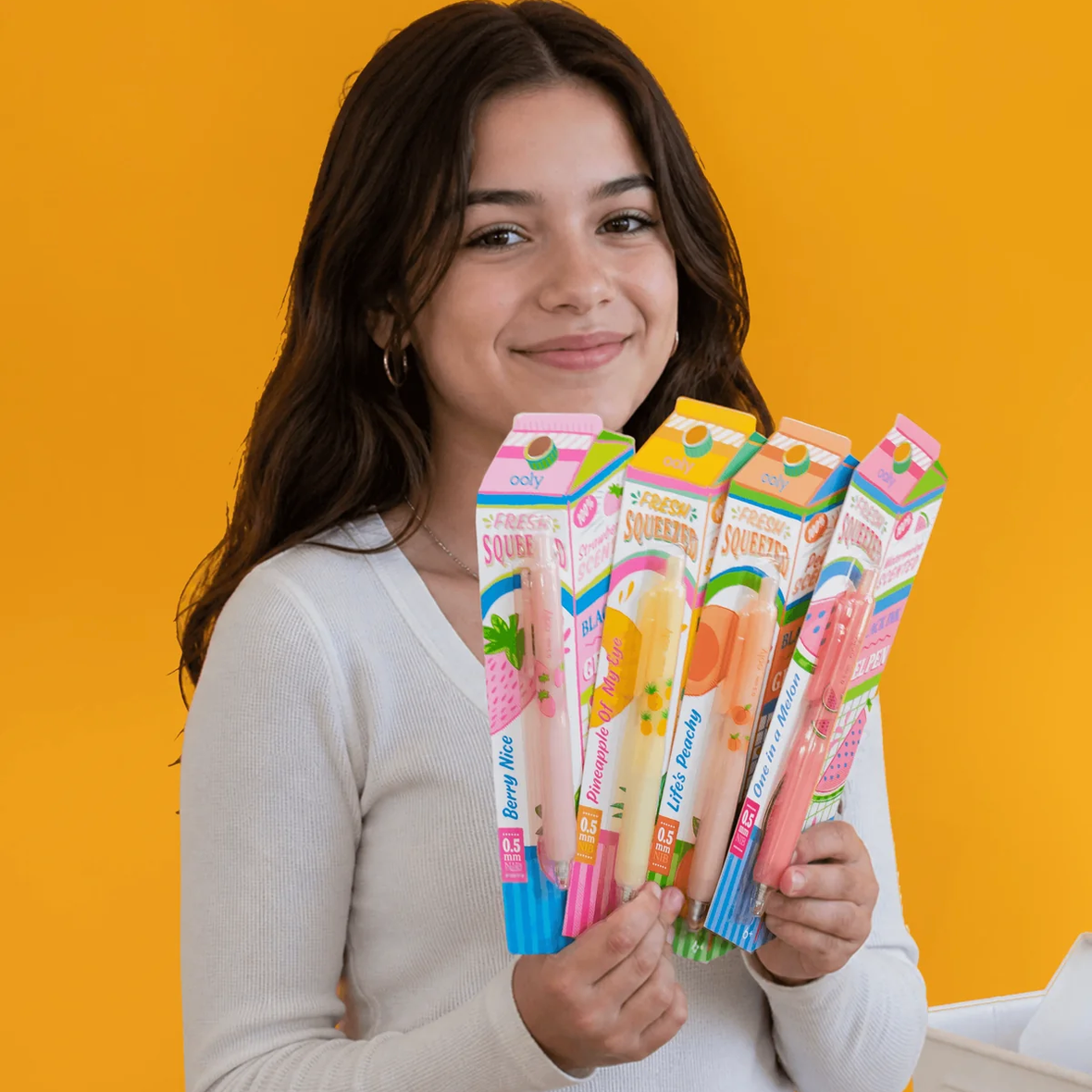 Fresh Squeezed Black Ink Scented Gel Pens