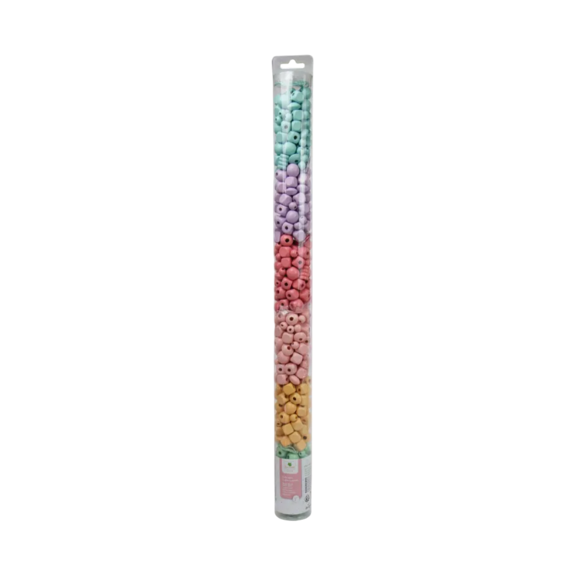 Les Perles -Wooden Beads Tube  - Pastel Colors