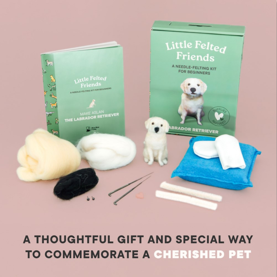 Little Felted Friends: Labrador Retriever (A Needle-Felting Kit)