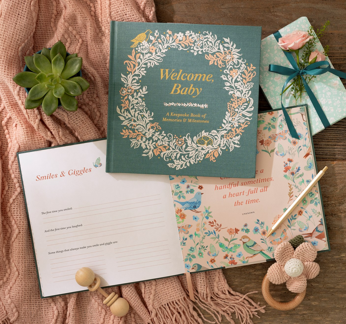 Welcome, Baby: A Keepsake Book of Memories & Milestones