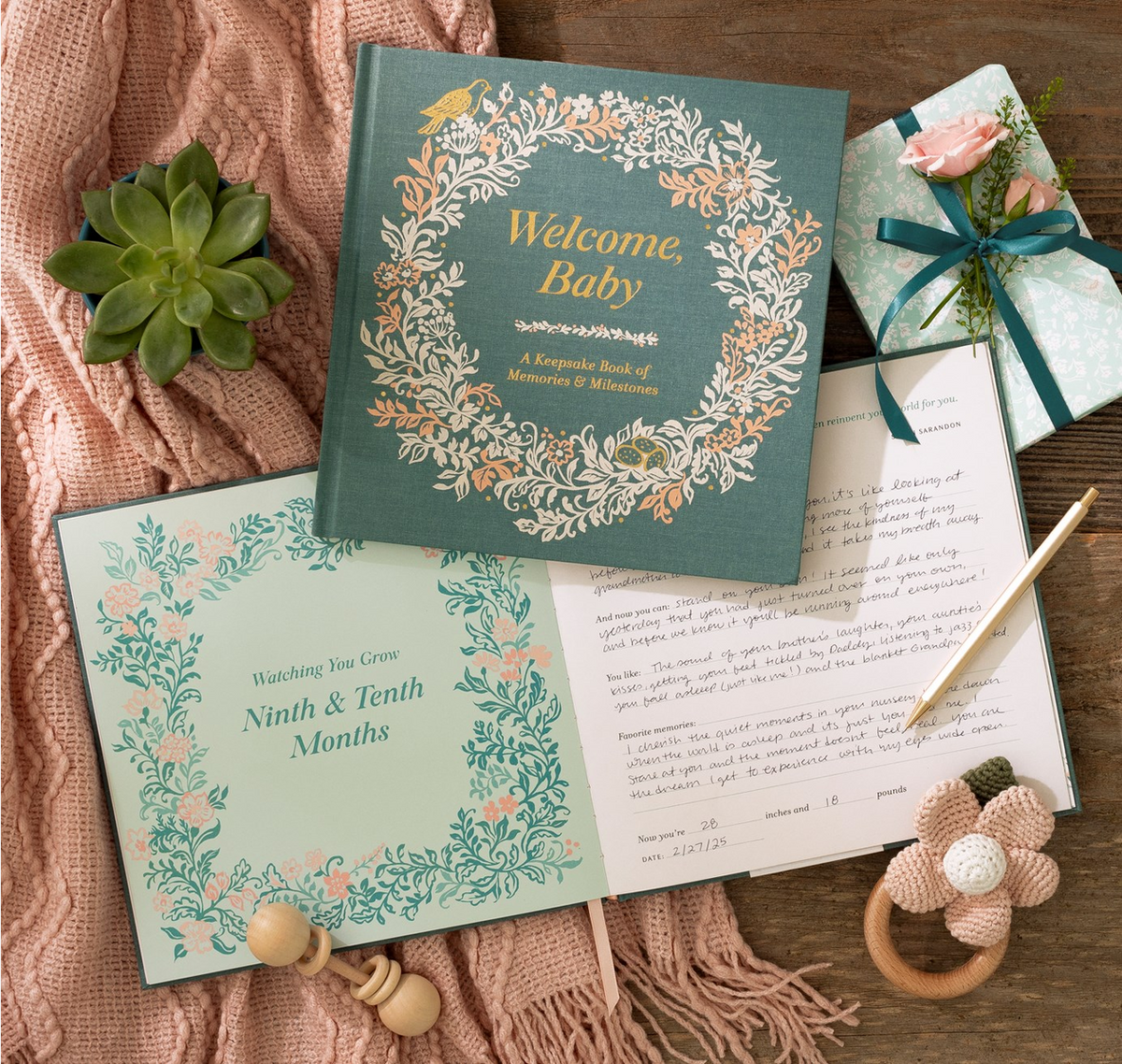 Welcome, Baby: A Keepsake Book of Memories & Milestones