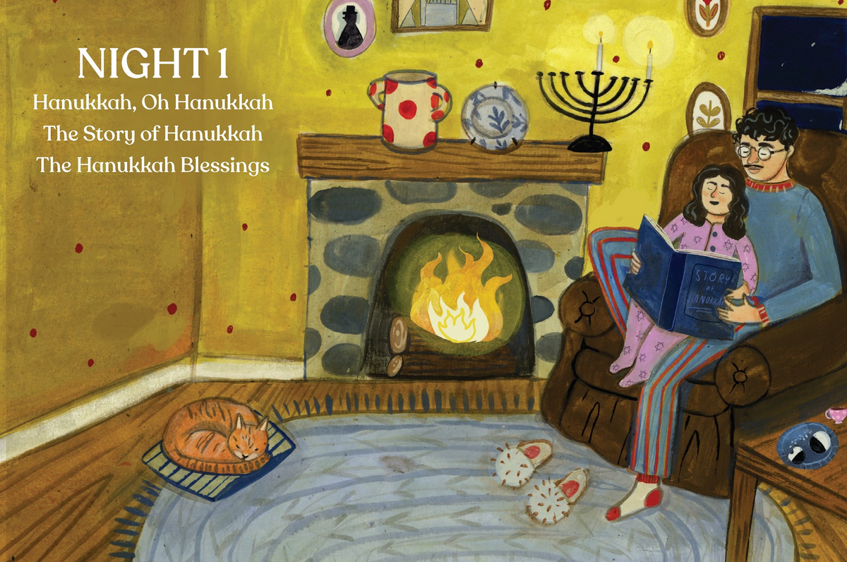 Hanukkah Is Here!: A Hanukkah Countdown—Lift the flaps for crafts, games, recipes, stories, and more!