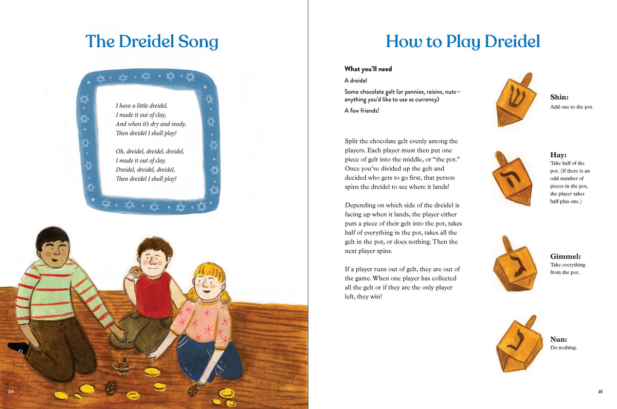 Hanukkah Is Here!: A Hanukkah Countdown—Lift the flaps for crafts, games, recipes, stories, and more!