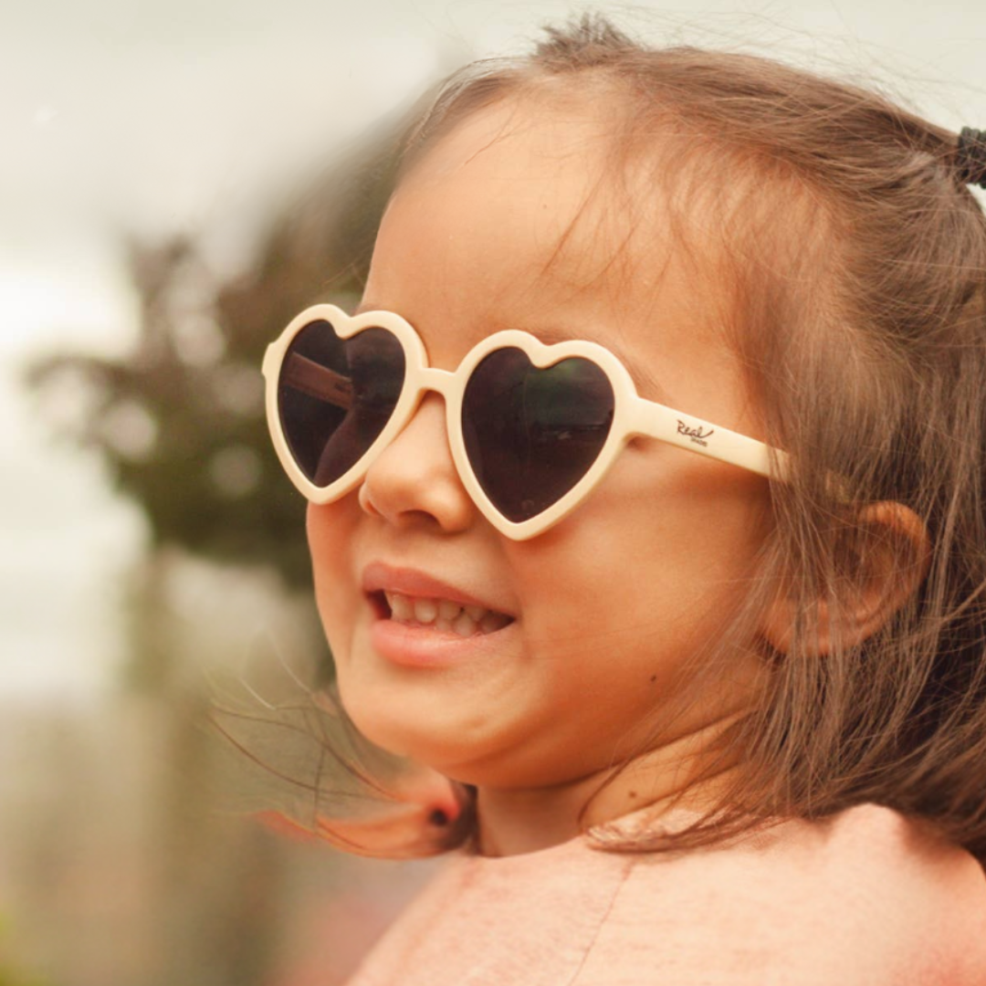 Heart Flexible Kids Sunglasses for Kids - Ages 4+