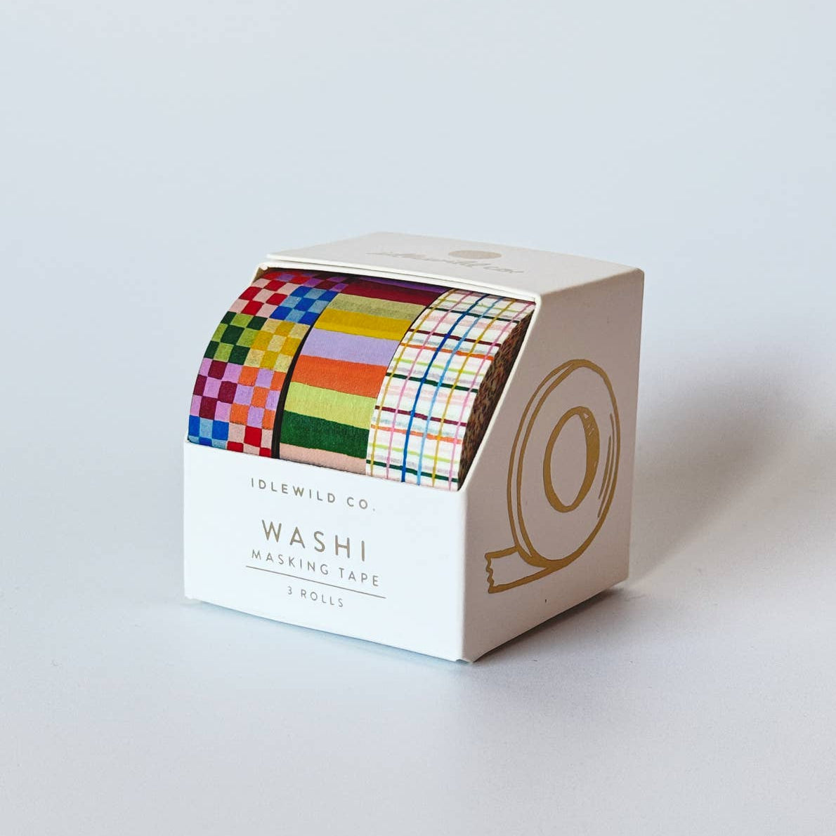 Rainbow Washi Tape, Set of 3