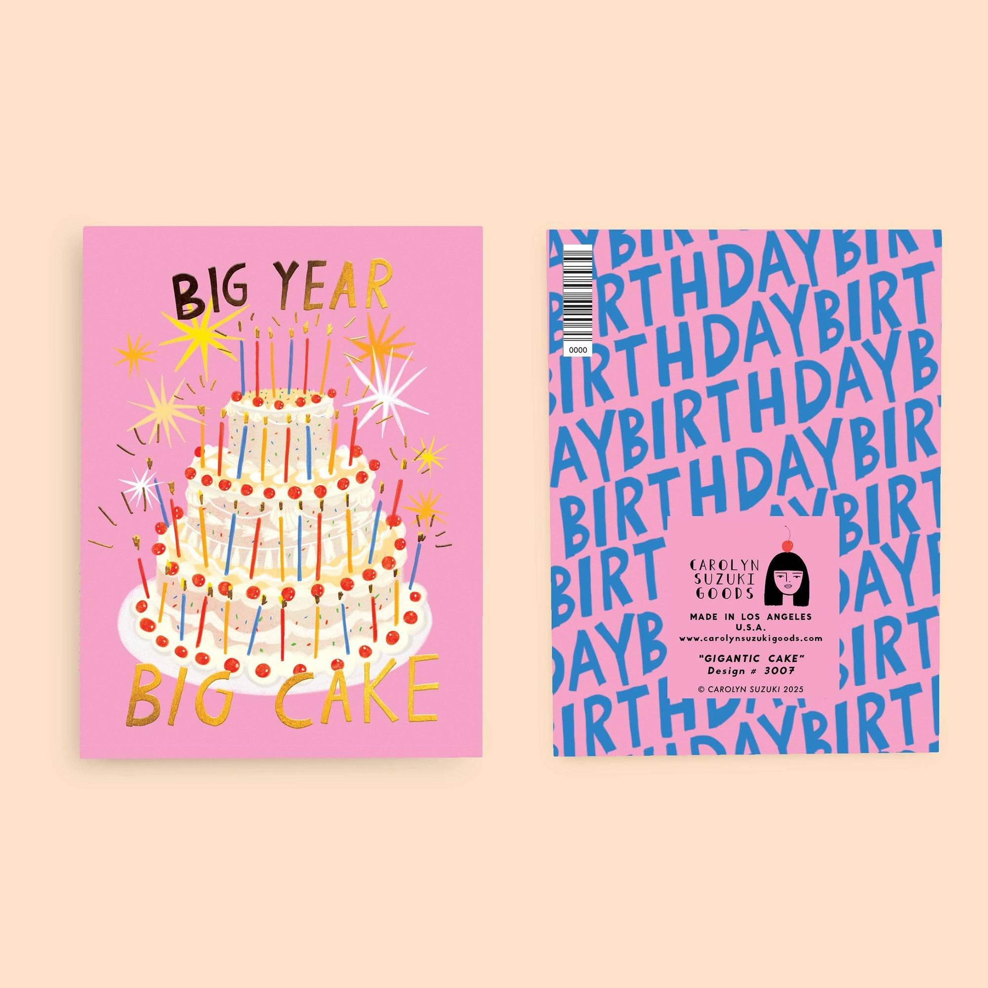 GIGANTIC BIRTHDAY - Birthday Card
