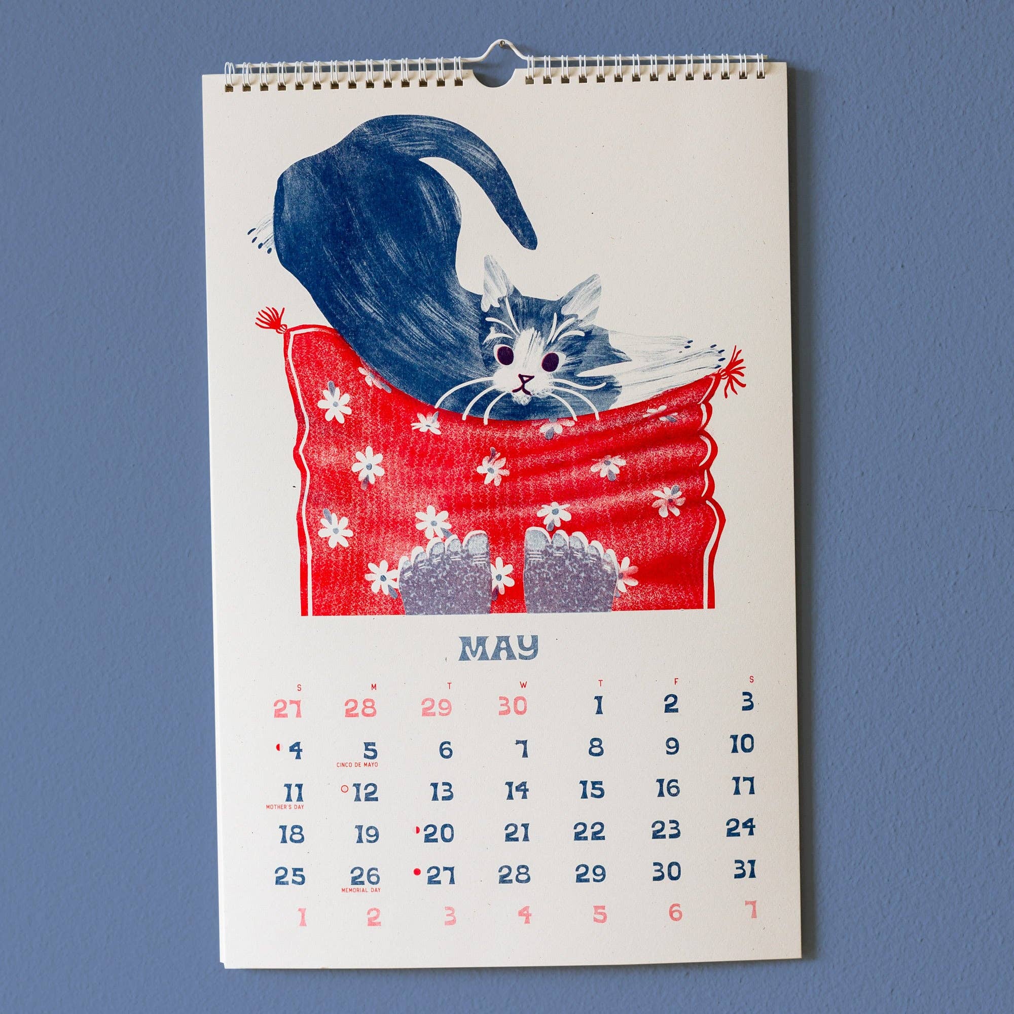 2025 Risograph Wall Calendar - Ain't Life Grand?