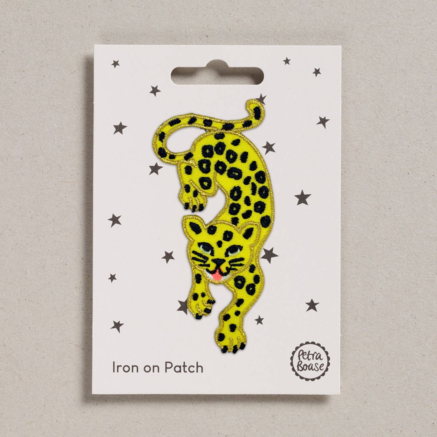 Iron on Patch - Leaping Leopard