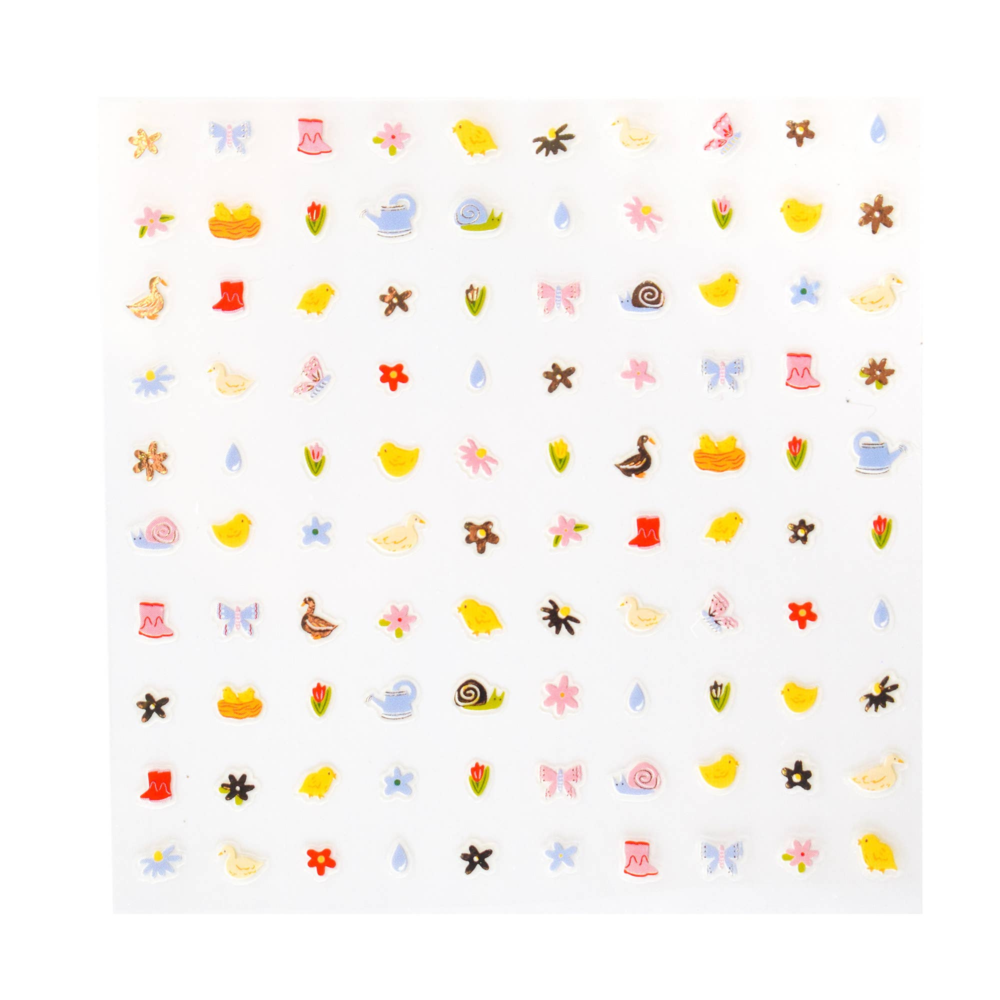 Collection of various colorful emojis on a white background