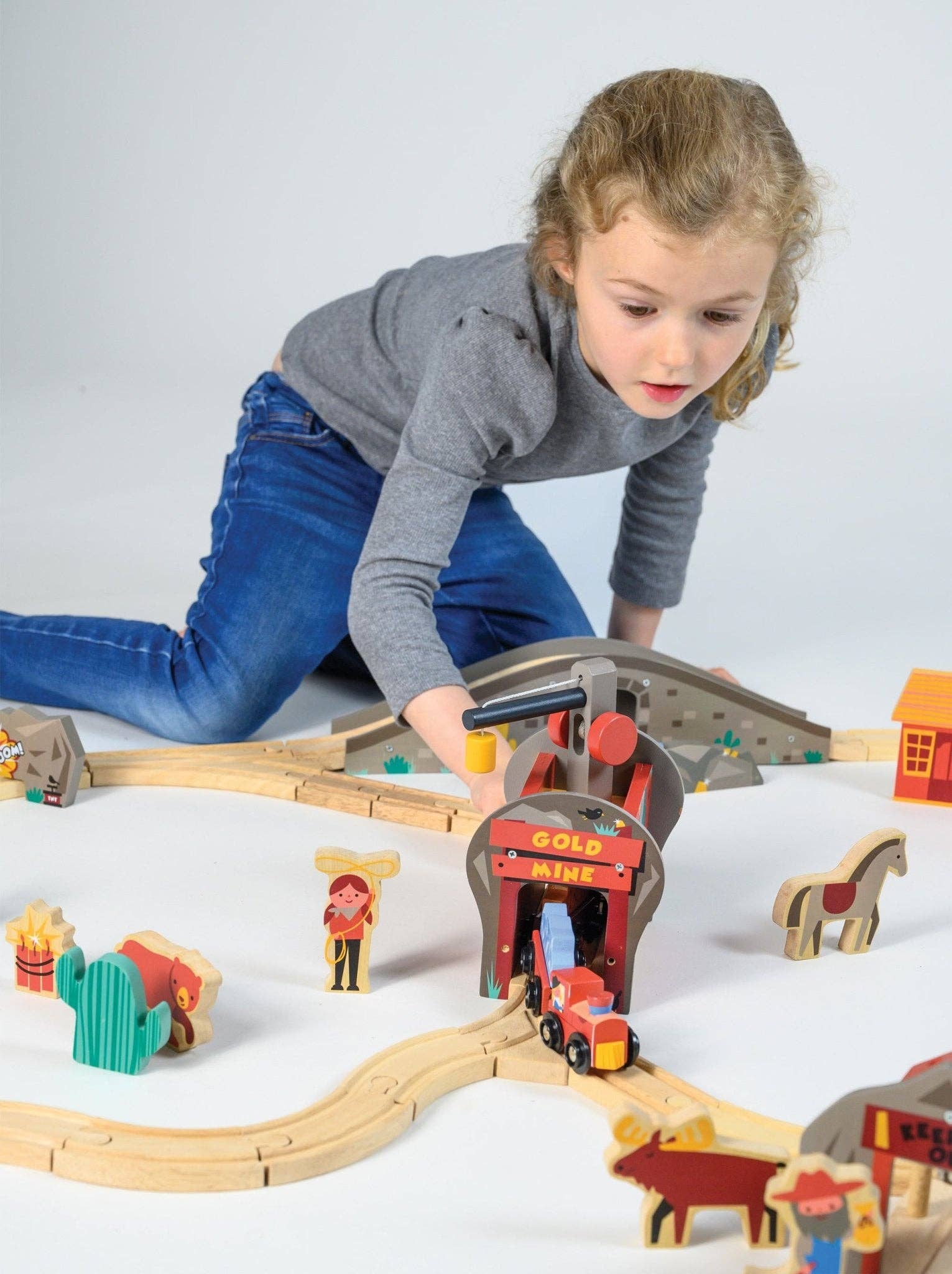 Gold Mine Train Set