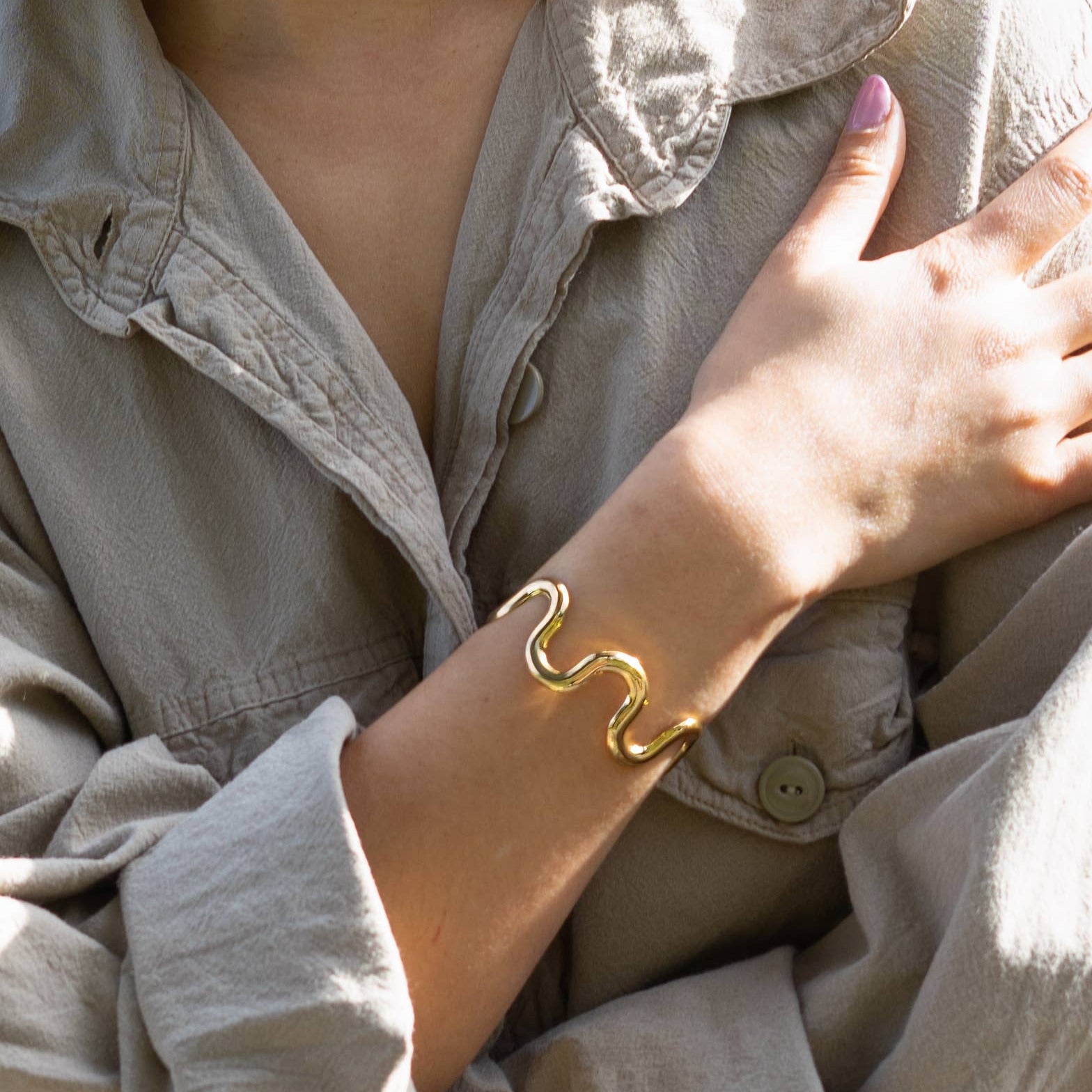 Alma Cuff - 18K Gold Plated