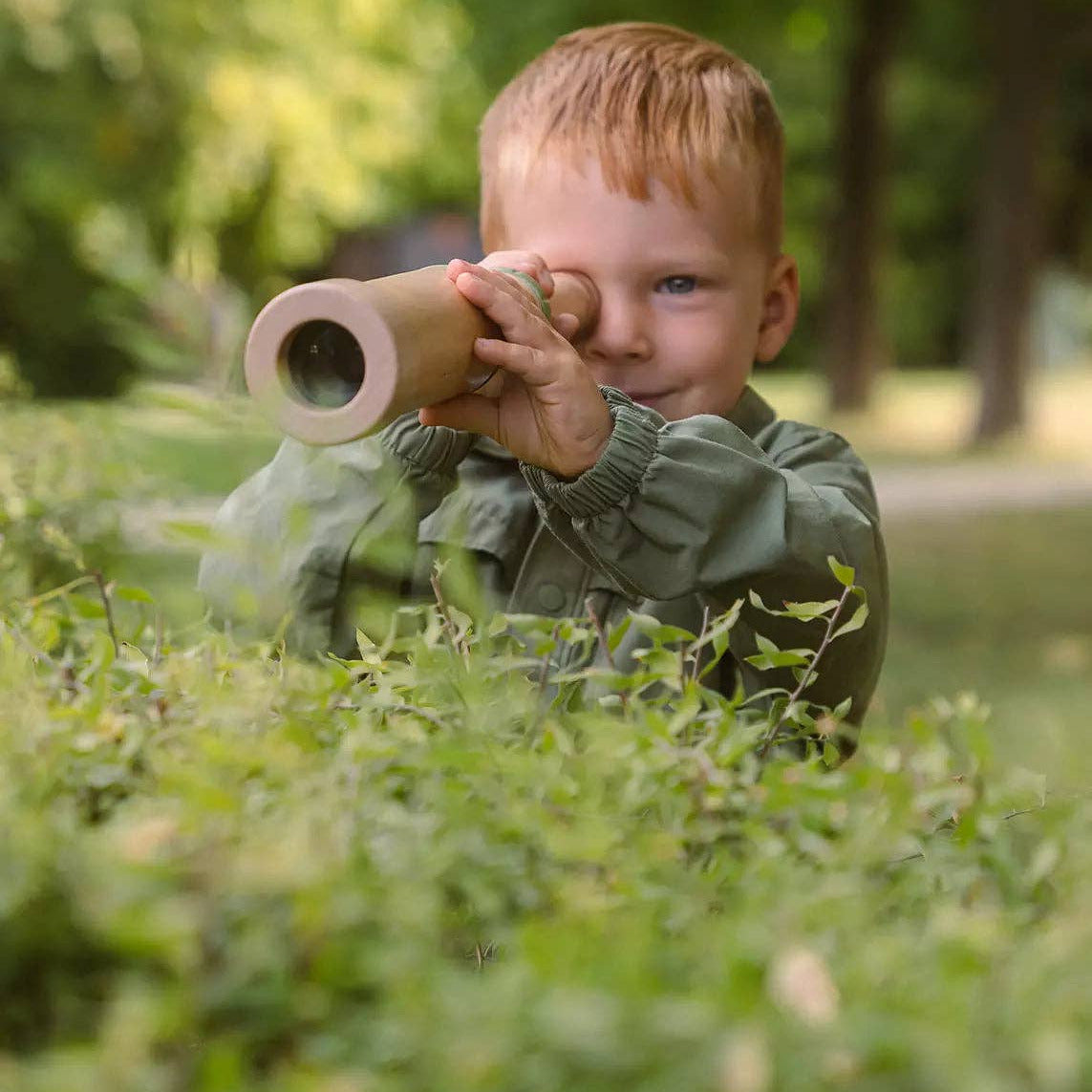 Wooden Handheld Telescope – 20x Zoom