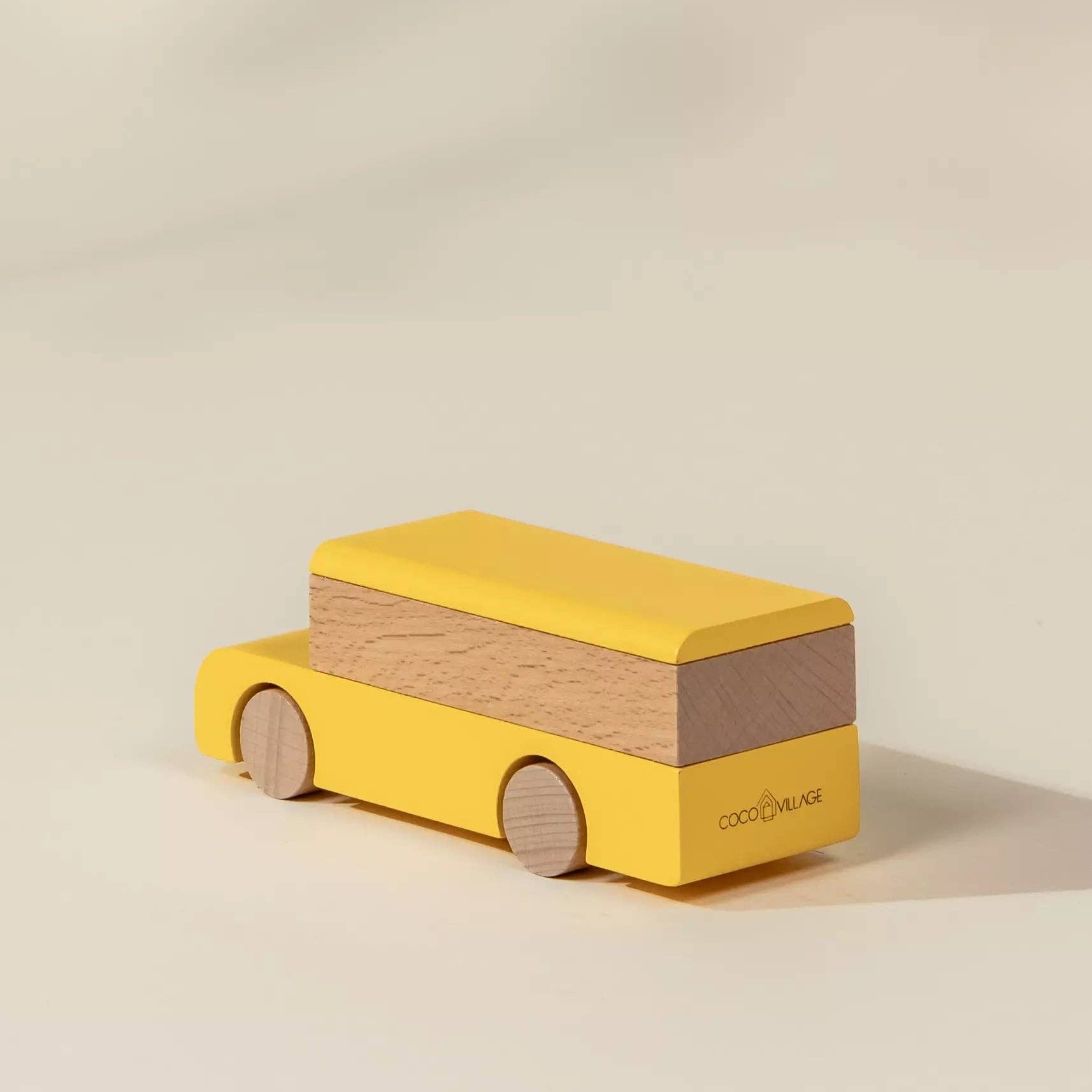 Wooden Vehicle - School Bus