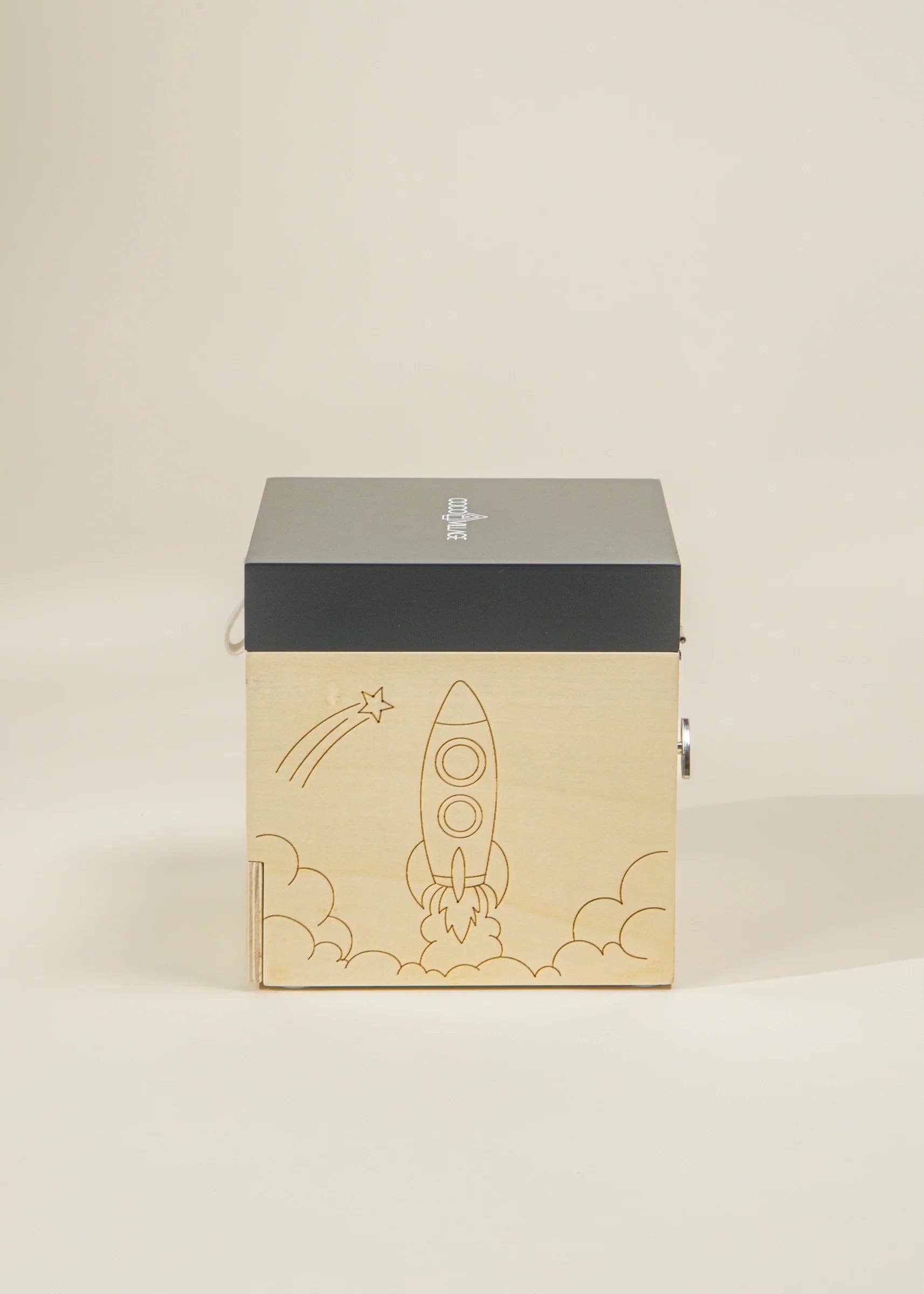 Wooden Musical Souvenir Box - Space