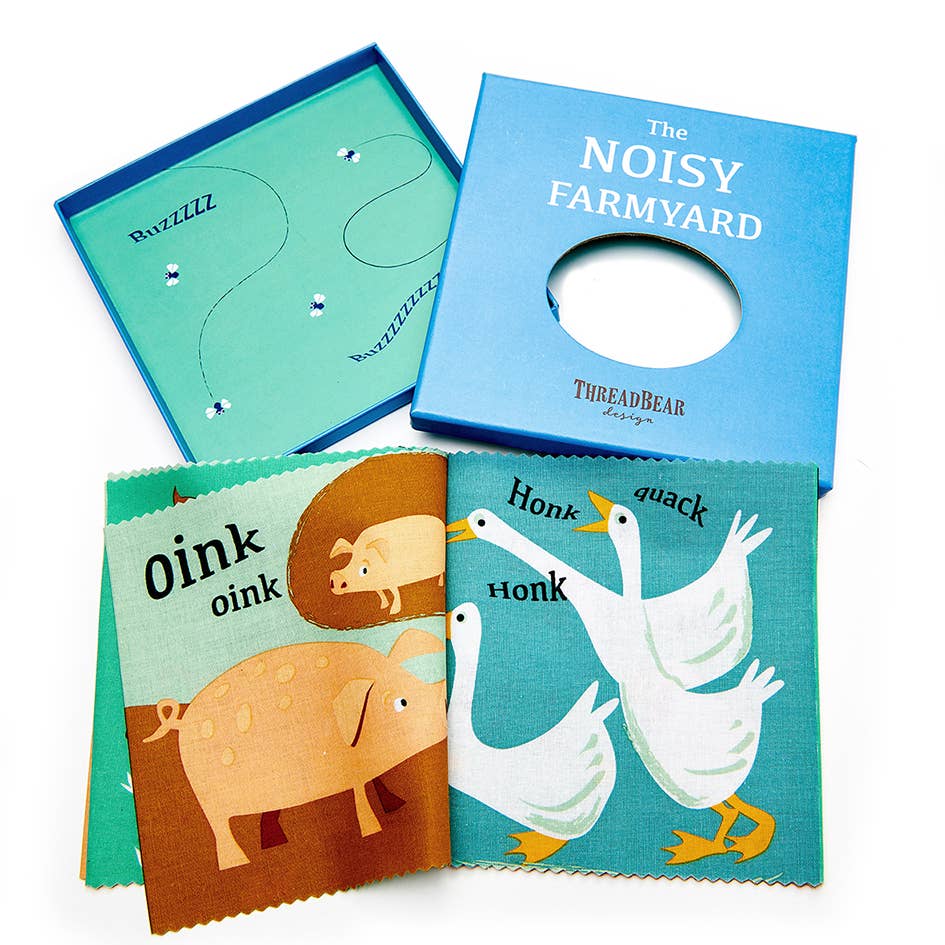 Noisy Farmyard Rag Book For Toddlers