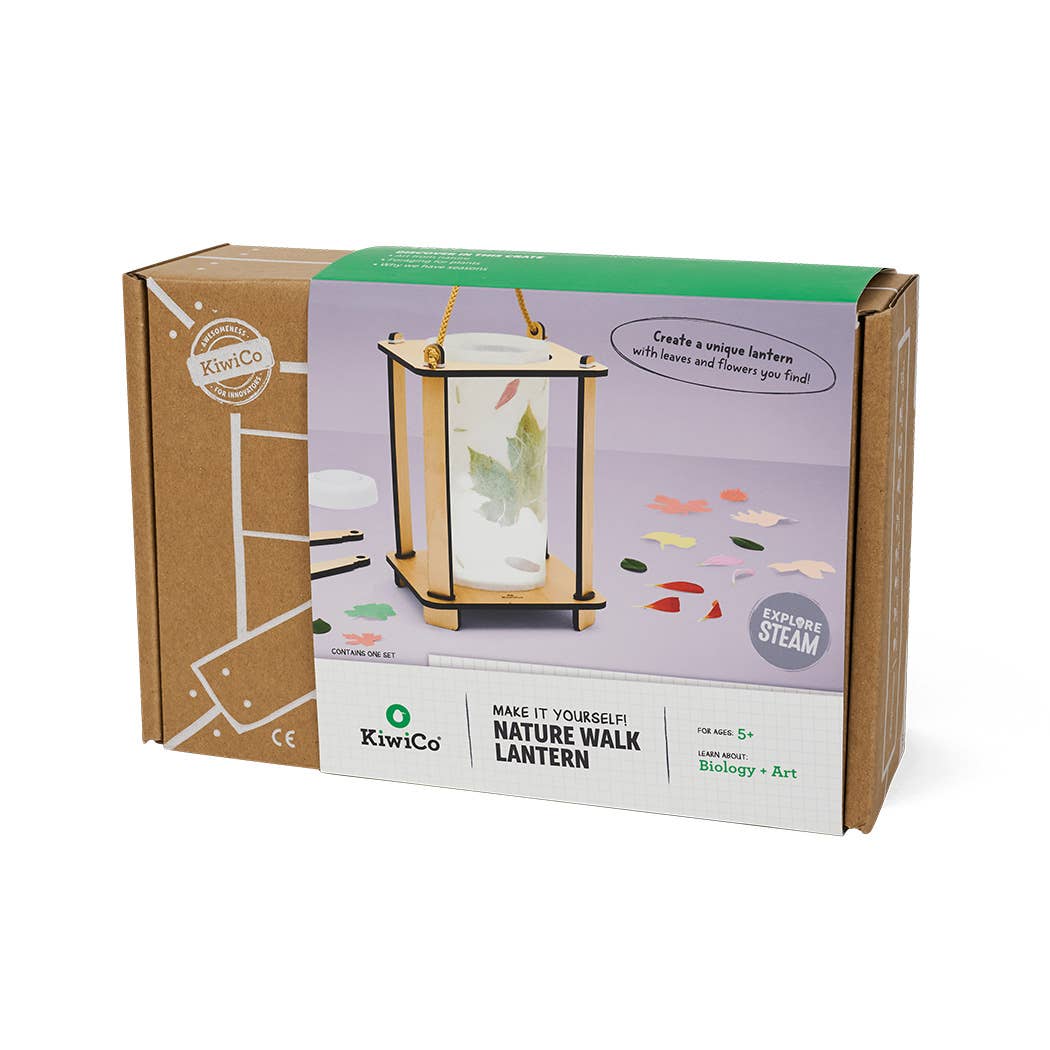 KiwiCo nature walk lantern packaging on a white background