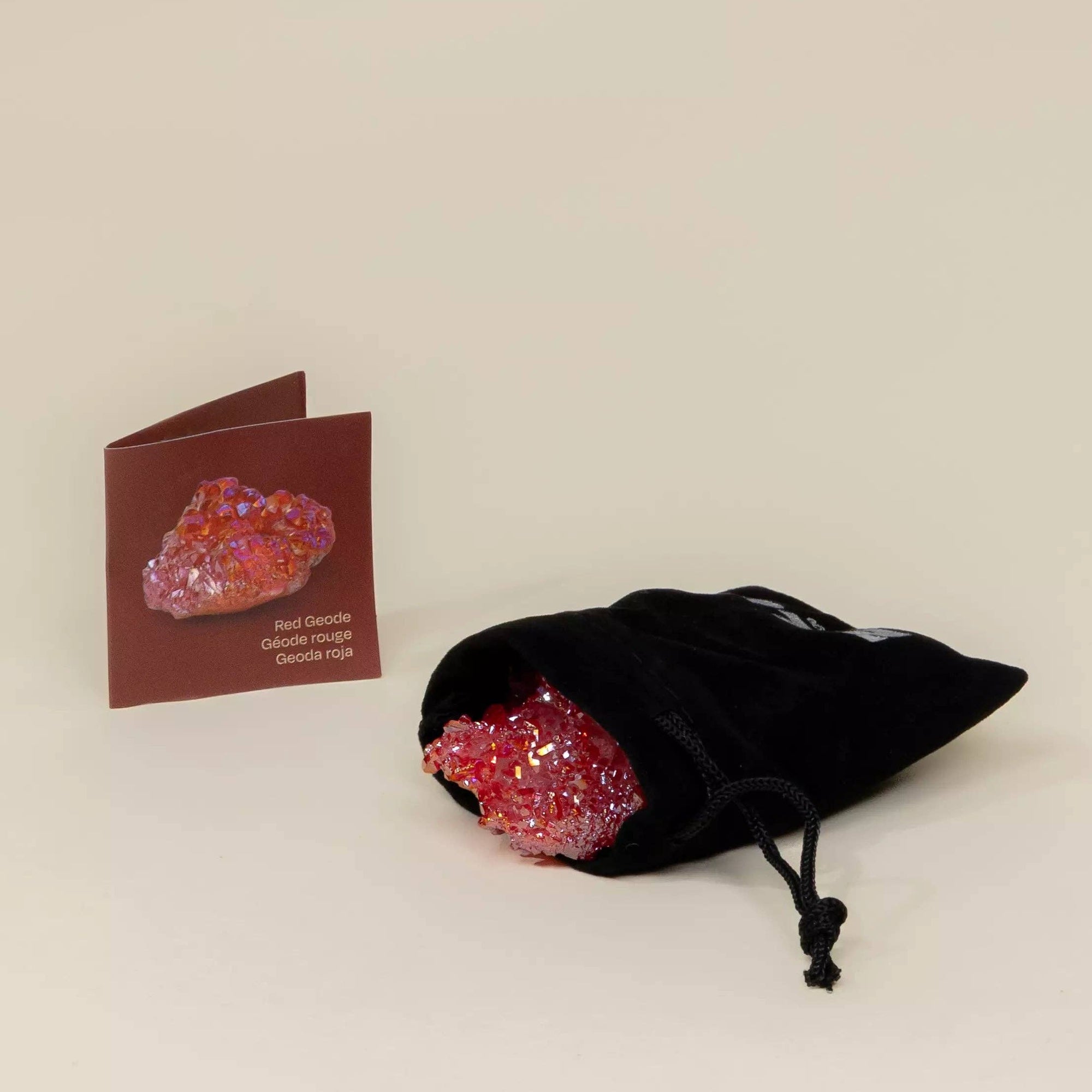 Collectible Mineral - Red Geode