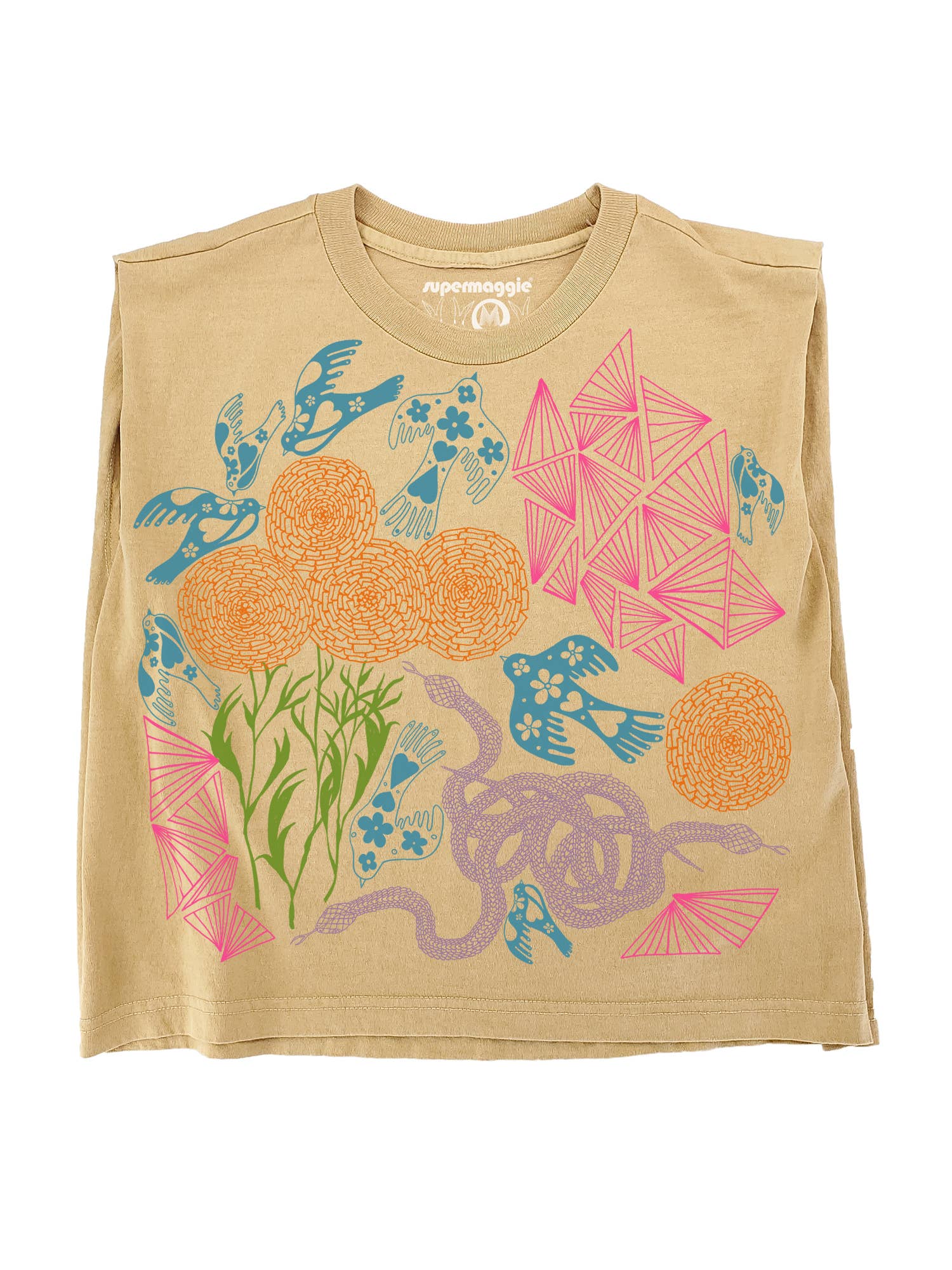 Secret Garden Maisie Heavyweight Muscle Tee