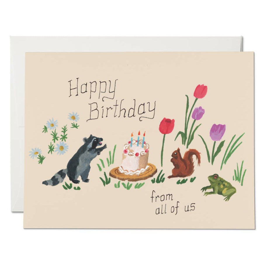 Birthday Critters card