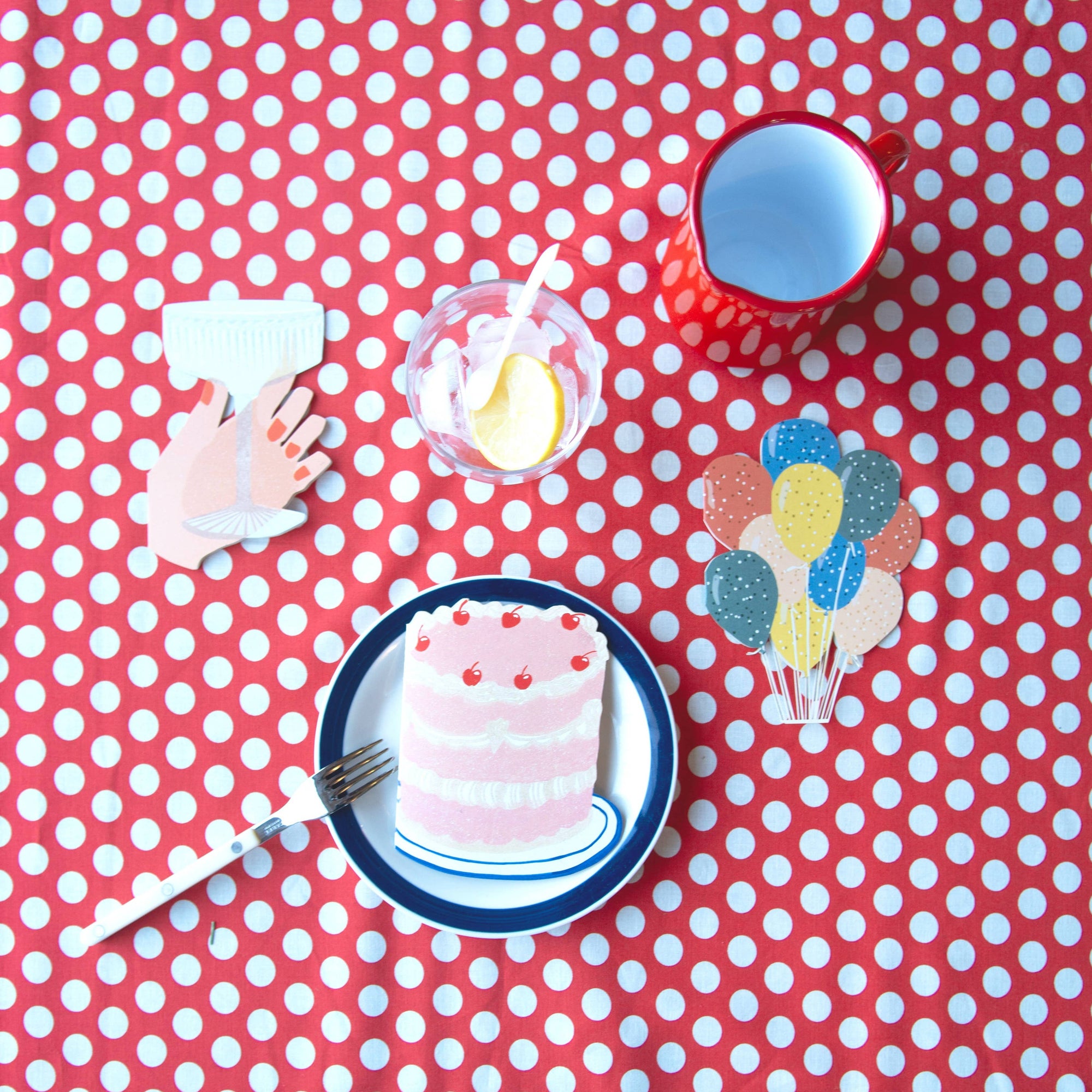Party Cake Die Cut Card