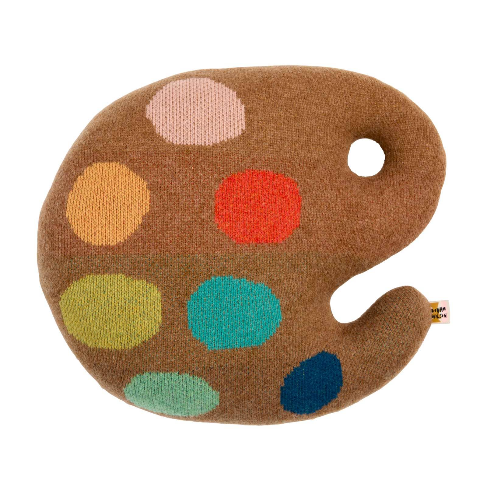 Paint Palette Shaped Cushion