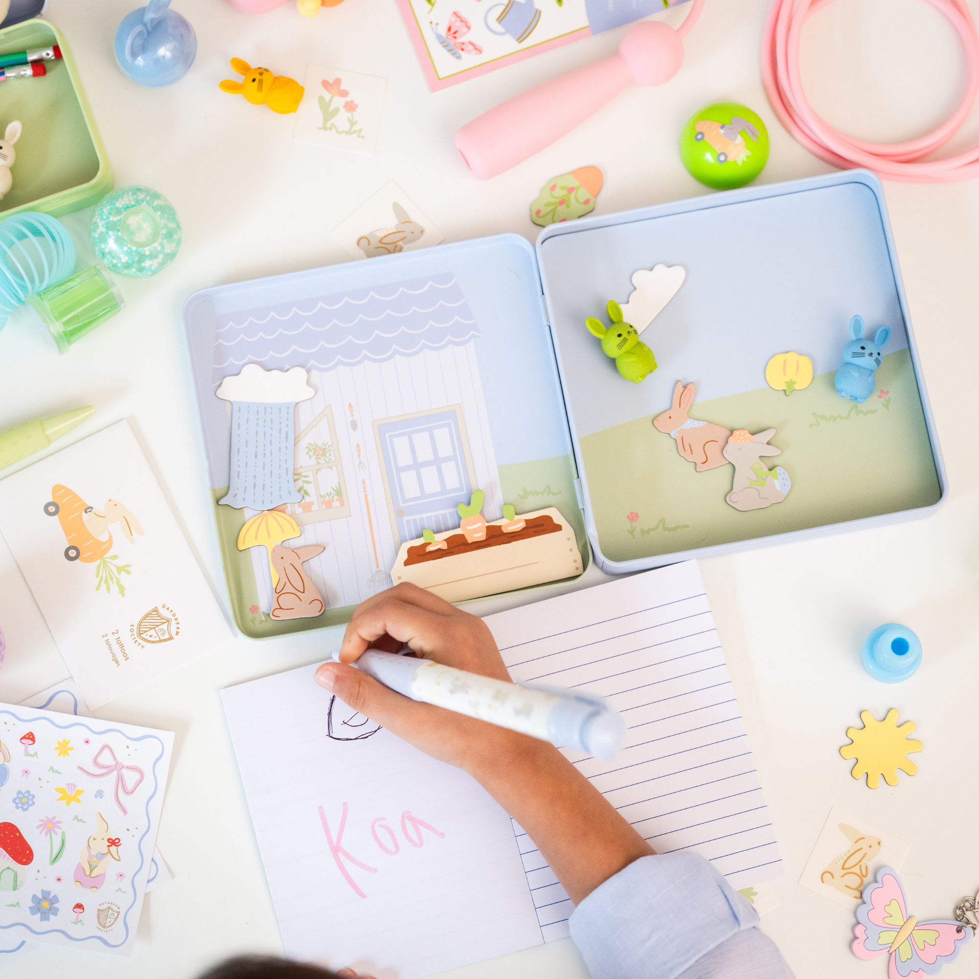 Bunnies Eraser Set - 2 Color Options
