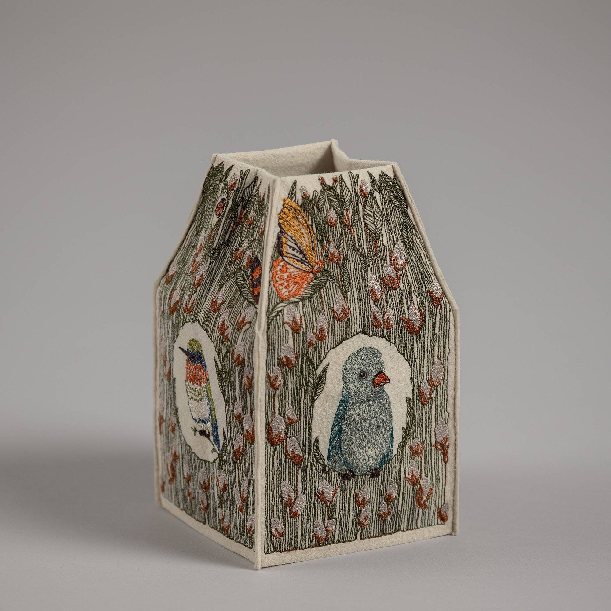Birdhouse Tissue Box Cover