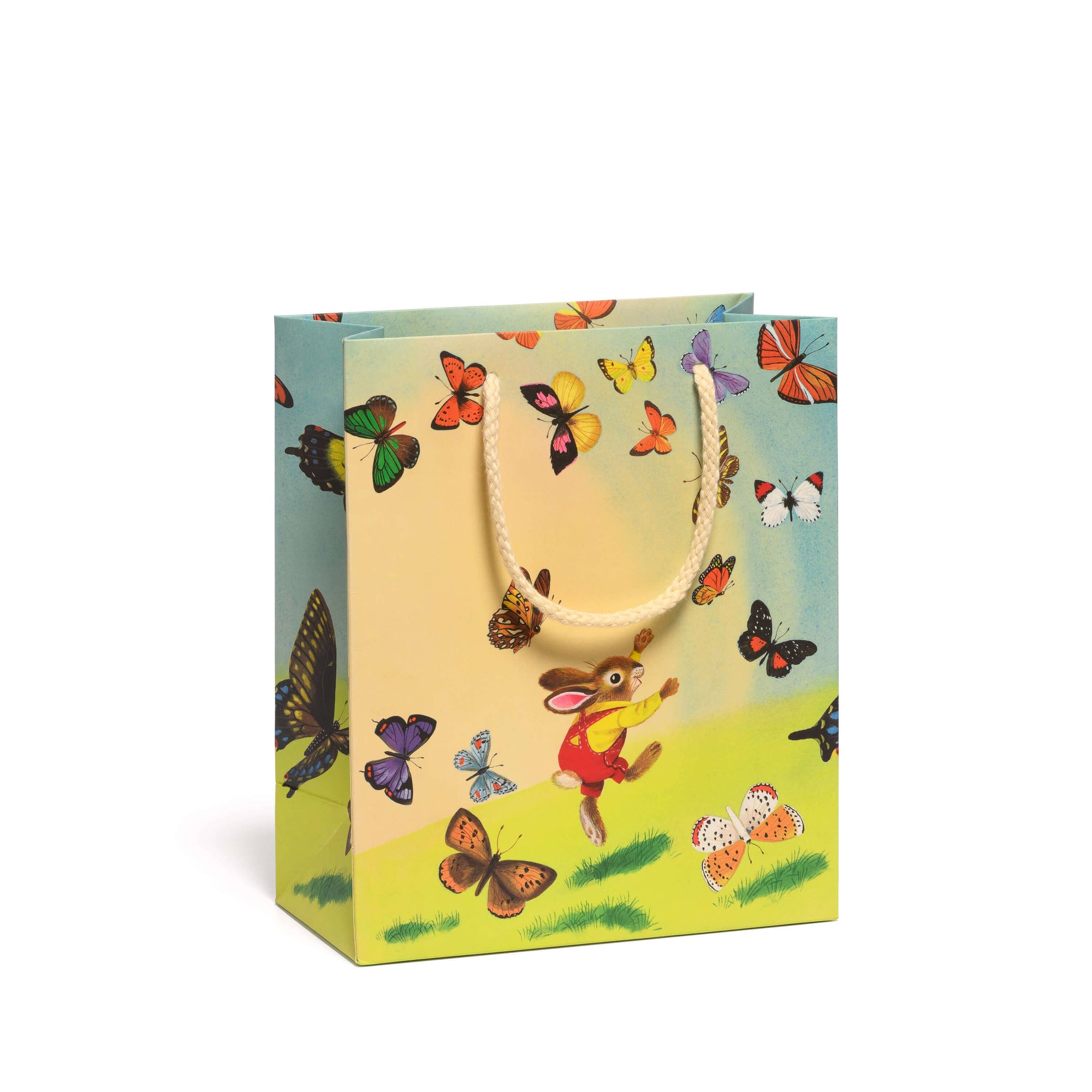 Bunny and Butterflies medium gift bag