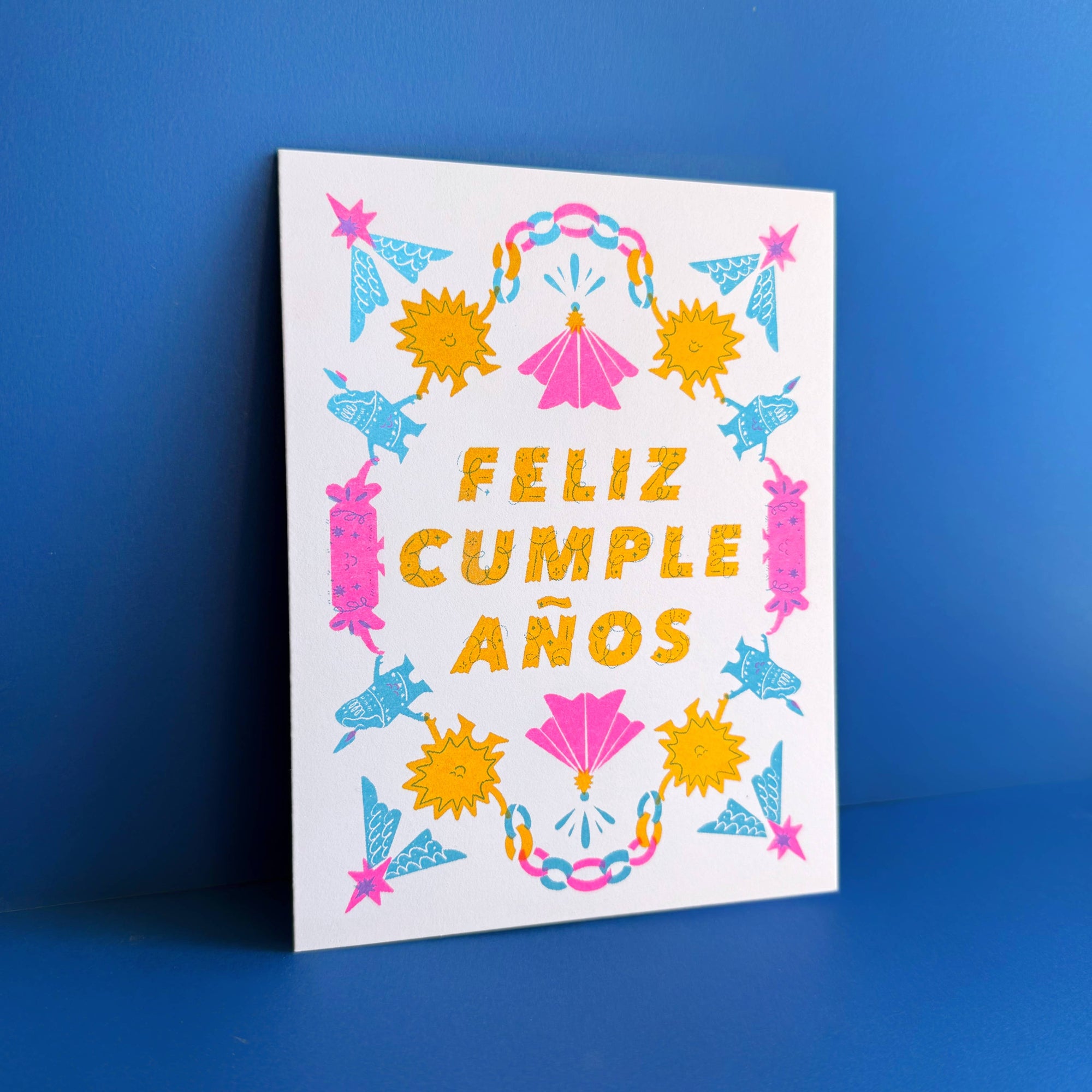Feliz Cumpleanos Fiesta Spanish Birthday Card