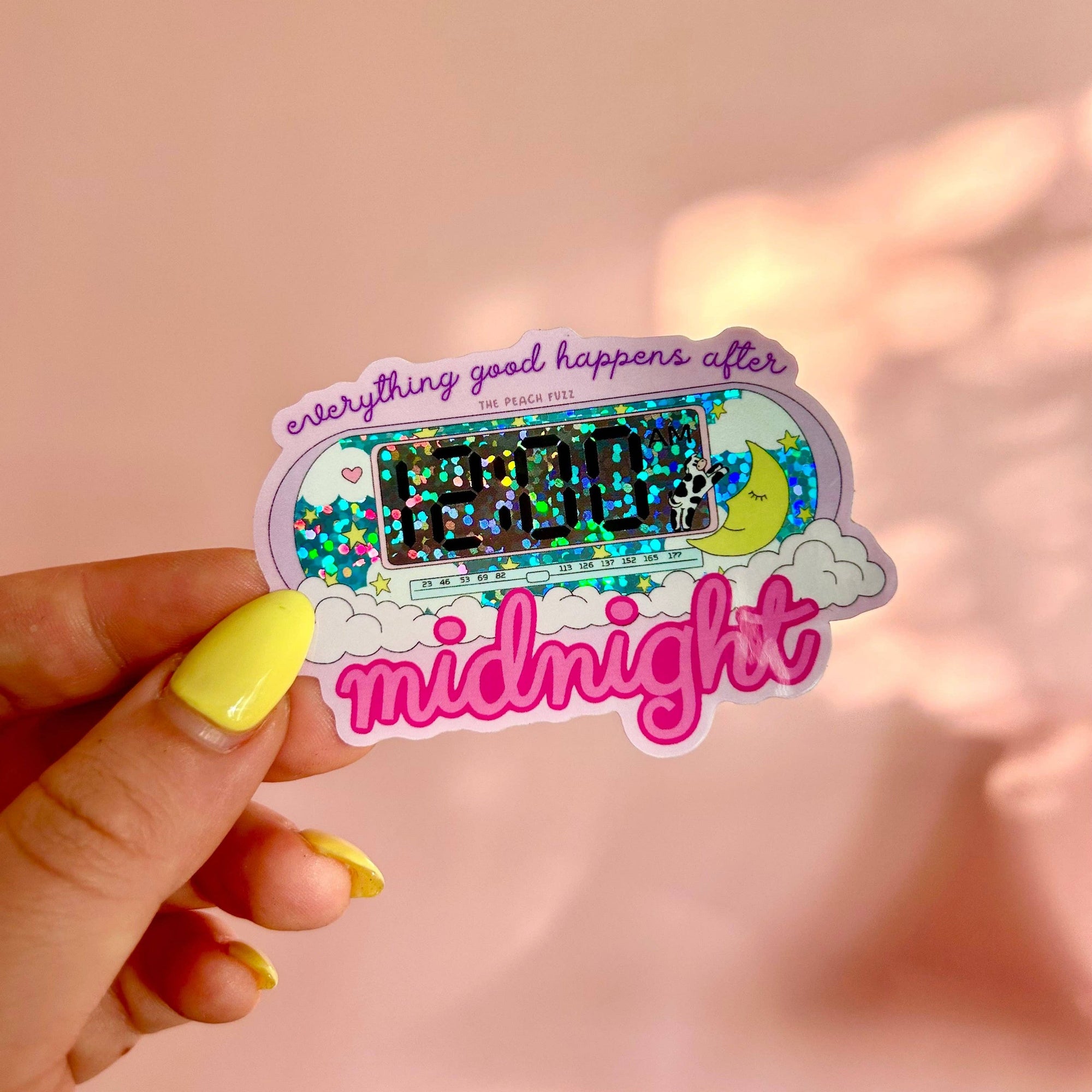 After Midnight Glitter Sticker