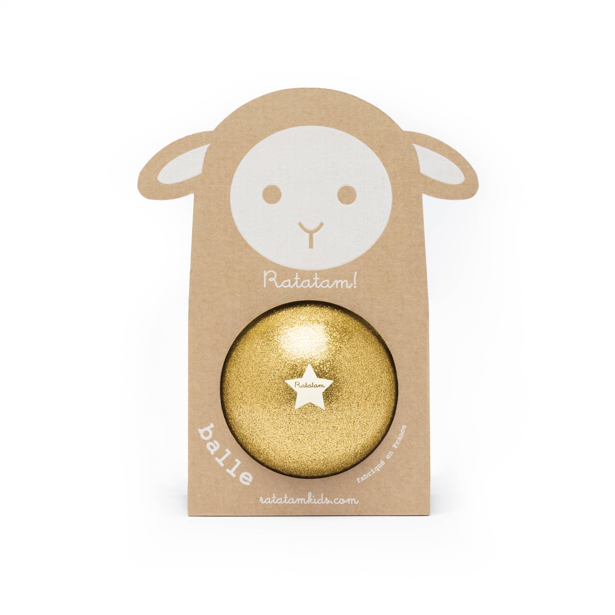 Sheep ball- Gold -10 cm