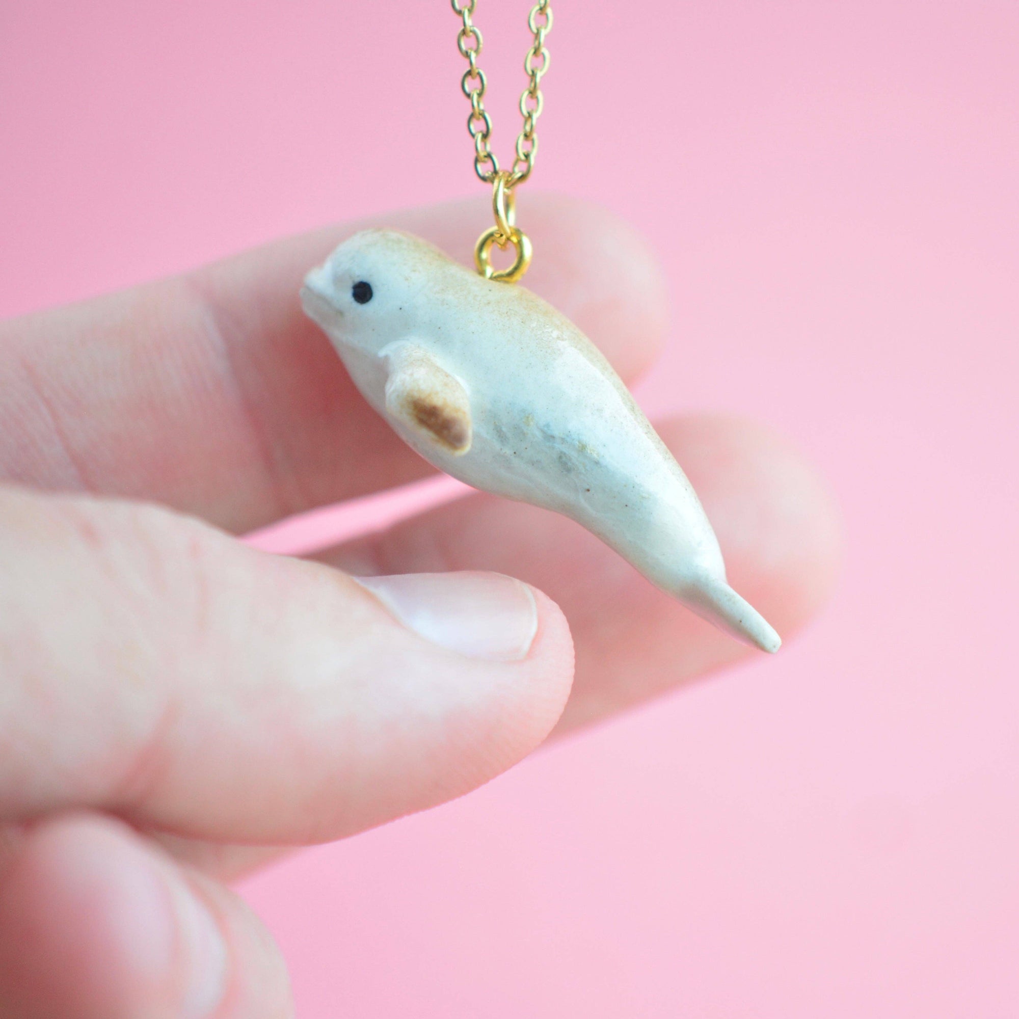 Beluga Whale Necklace