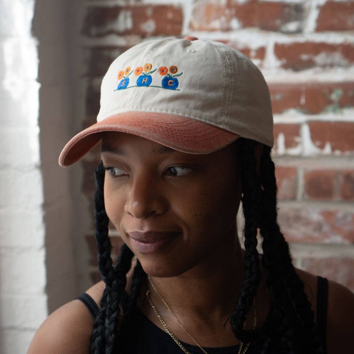 Flower Pots Two-Tone Dad Hat