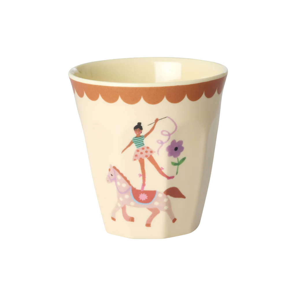 Melamine Kids Cups in Fun Fair Pink Prints - Small - 6 pcs. in Gift Box