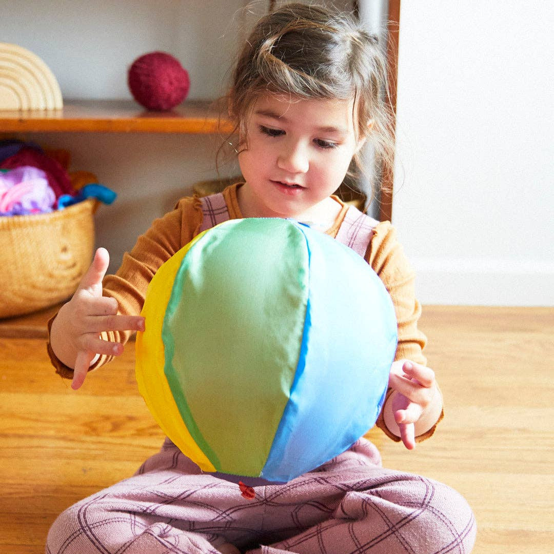 Rainbow Balloon Ball - 100% silk balloon cover