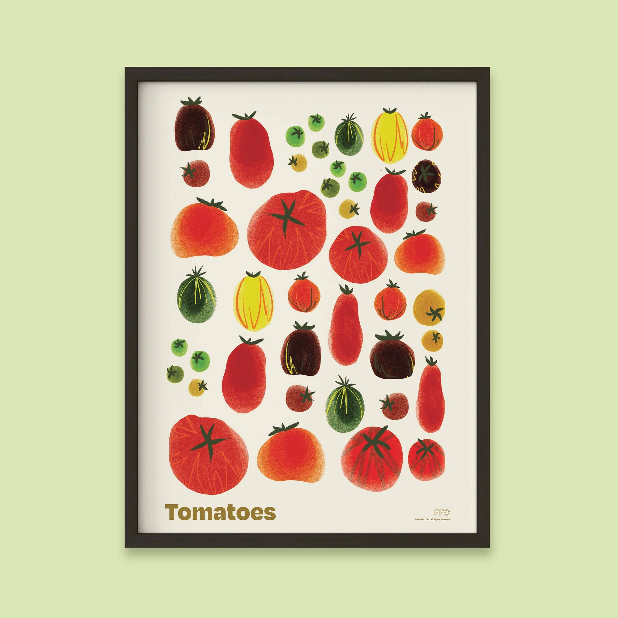 Tomatoes Unite Print -12x16"