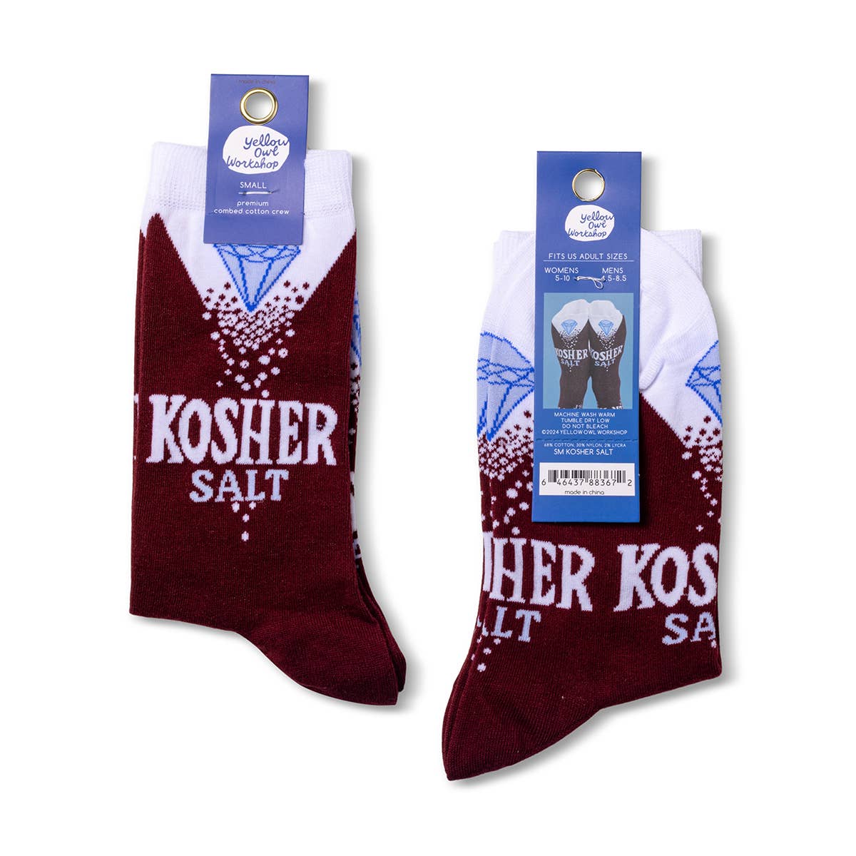 Kosher Salt - Small Crew Socks
