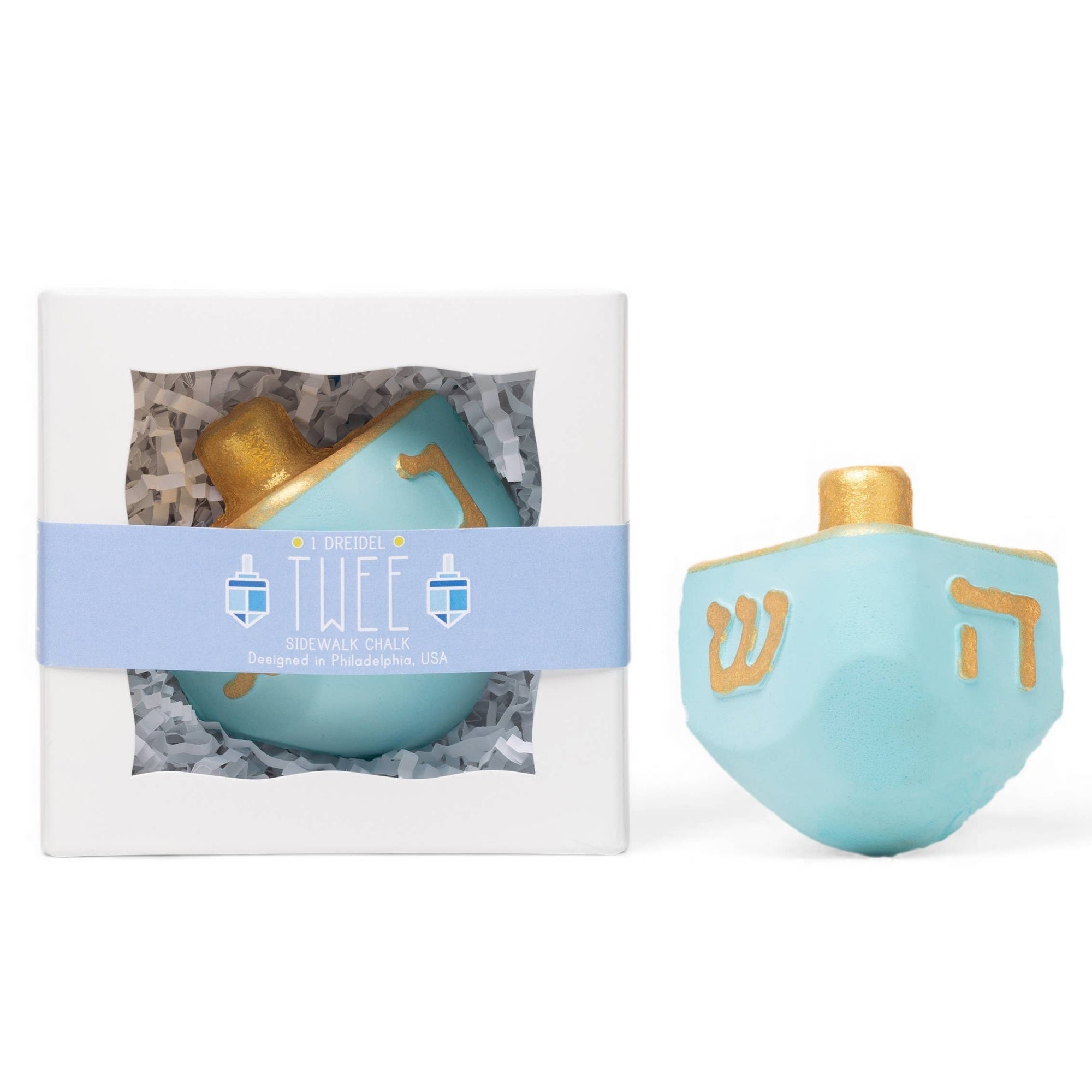 1 DREIDEL | HANDMADE SIDEWALK CHALK