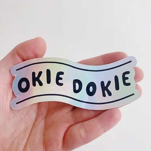 Sticker - okie dokie (holographic)