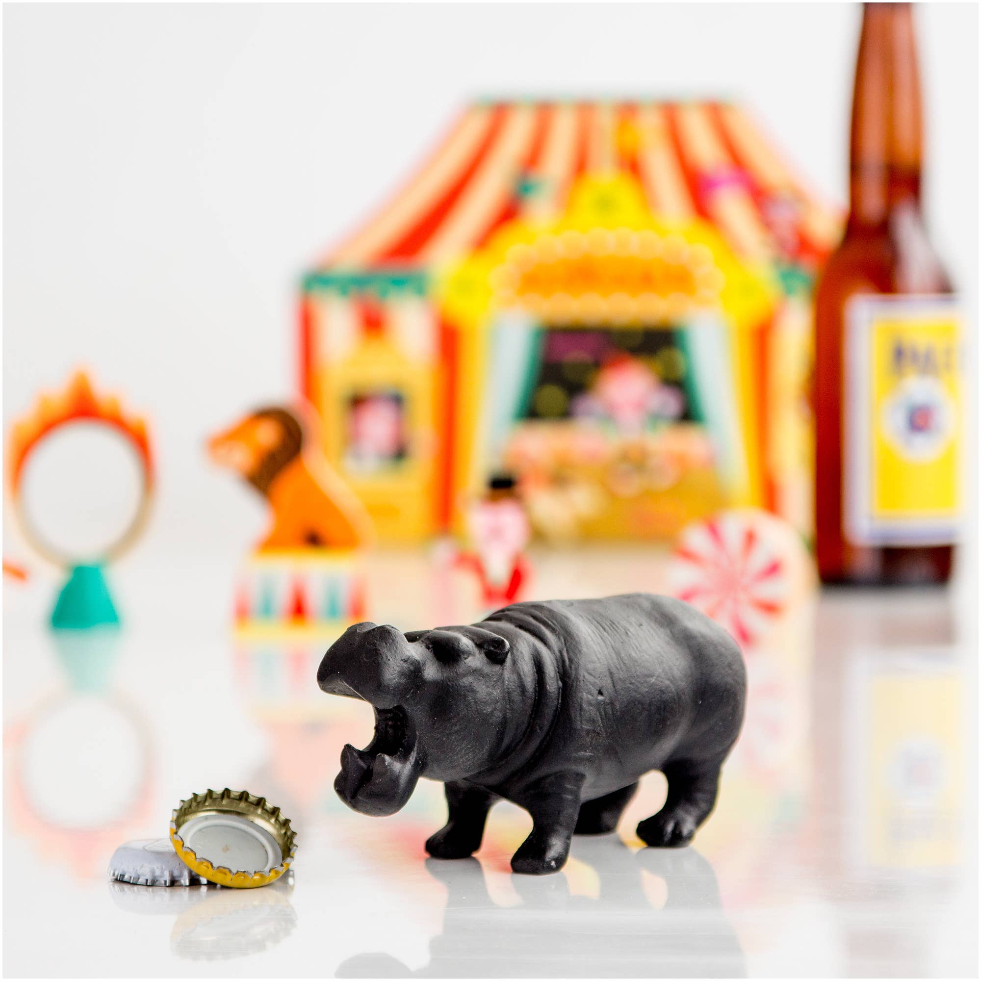 Cast Iron Hippo Bottle Opener